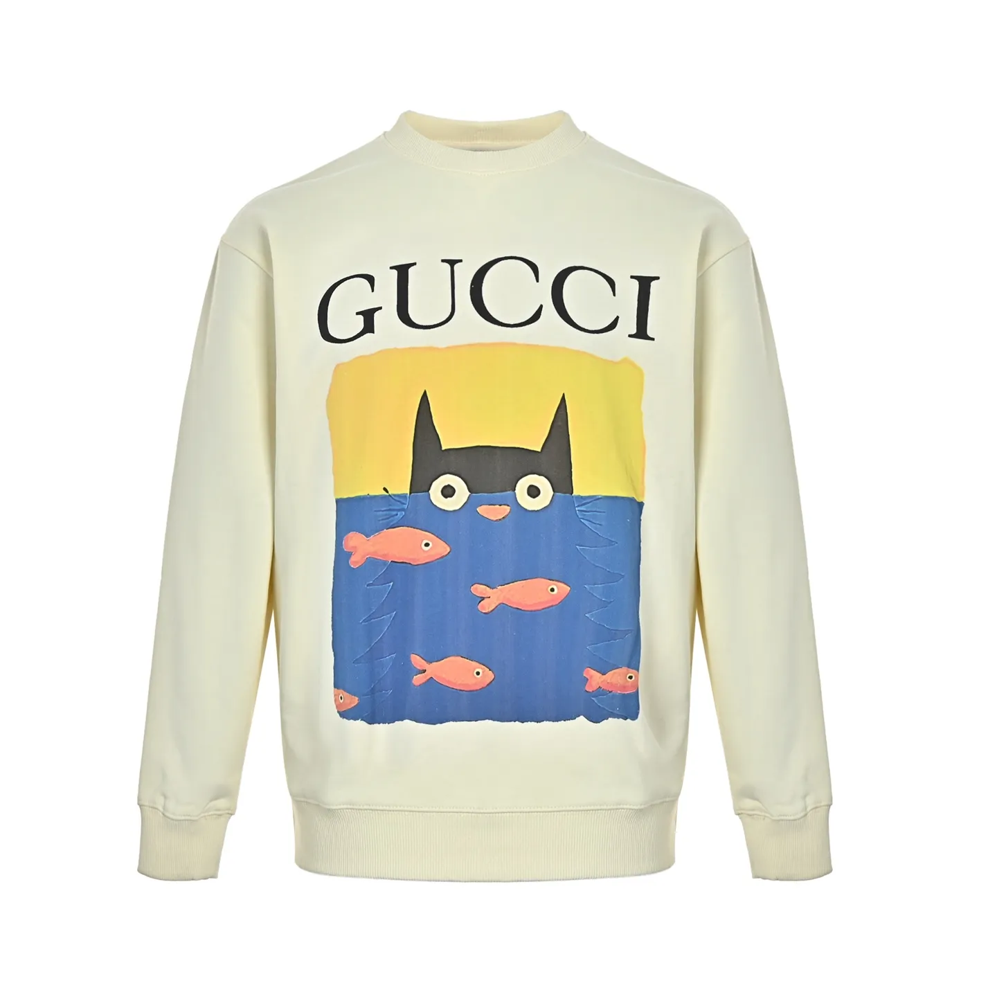 Gucci/Gucci Fun Cartoon Series Round Neck Sweatshirt