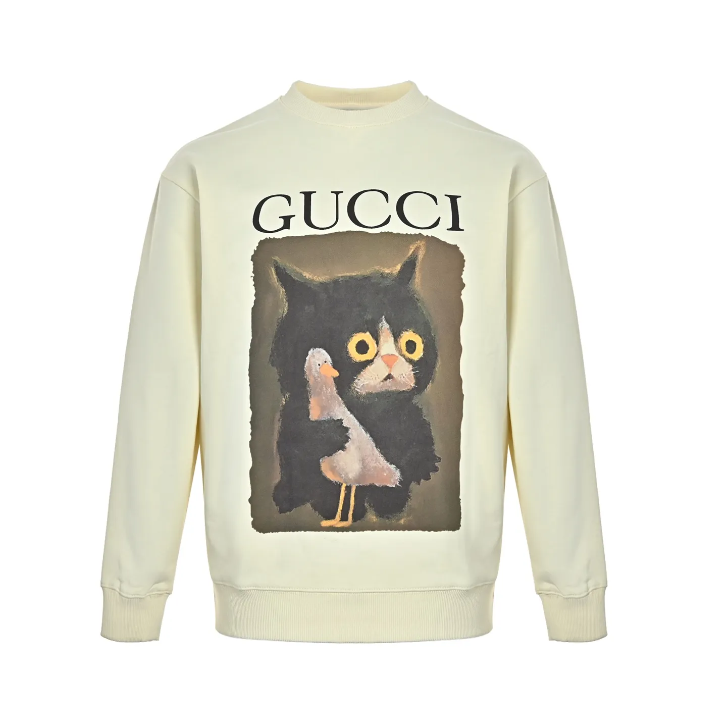 Gucci/Gucci Fun Cartoon Series Round Neck Sweatshirt