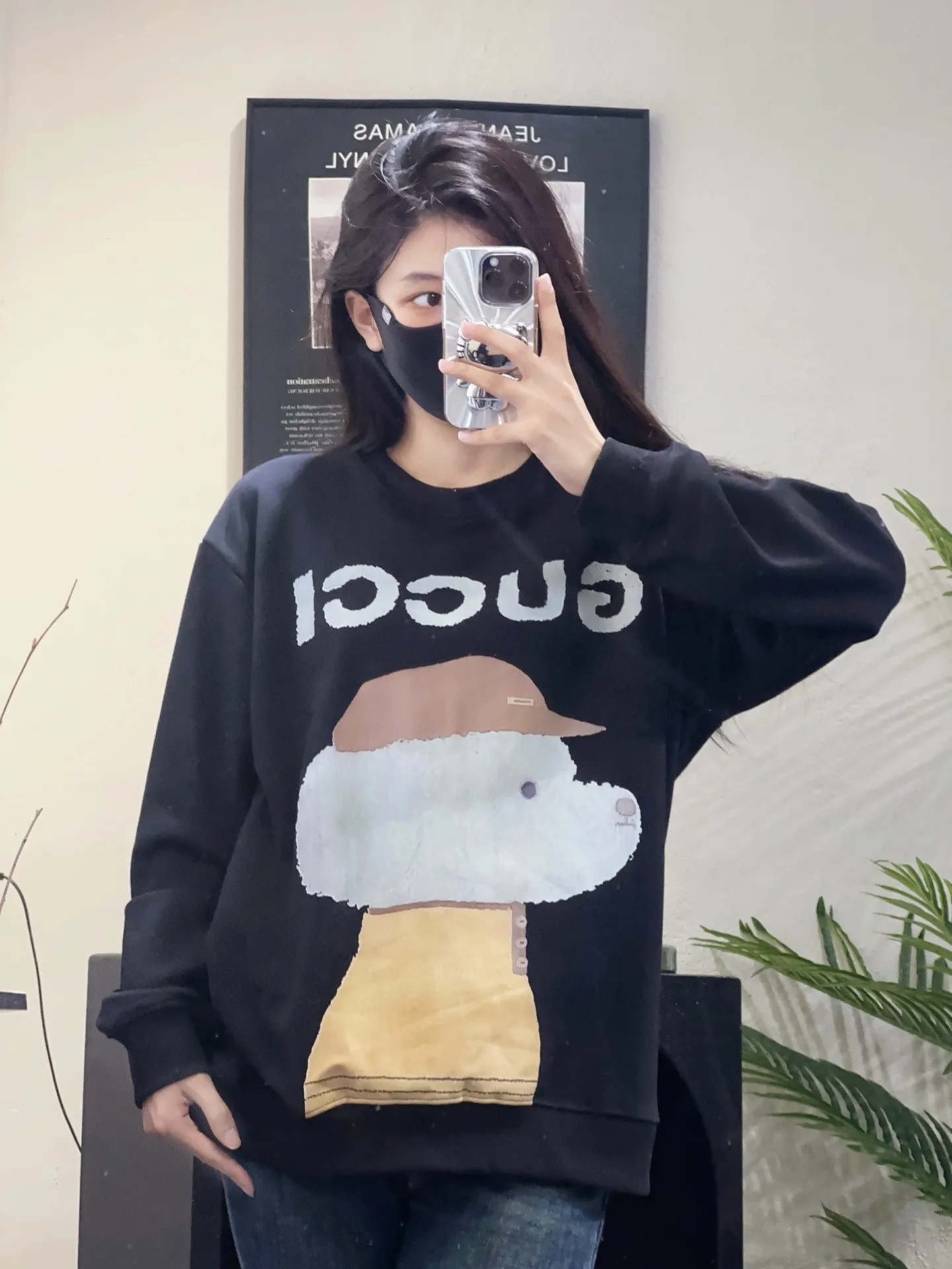 Gucci/Gucci 24Fw Fun Cartoon Series Printed Round Neck Sweatshirt