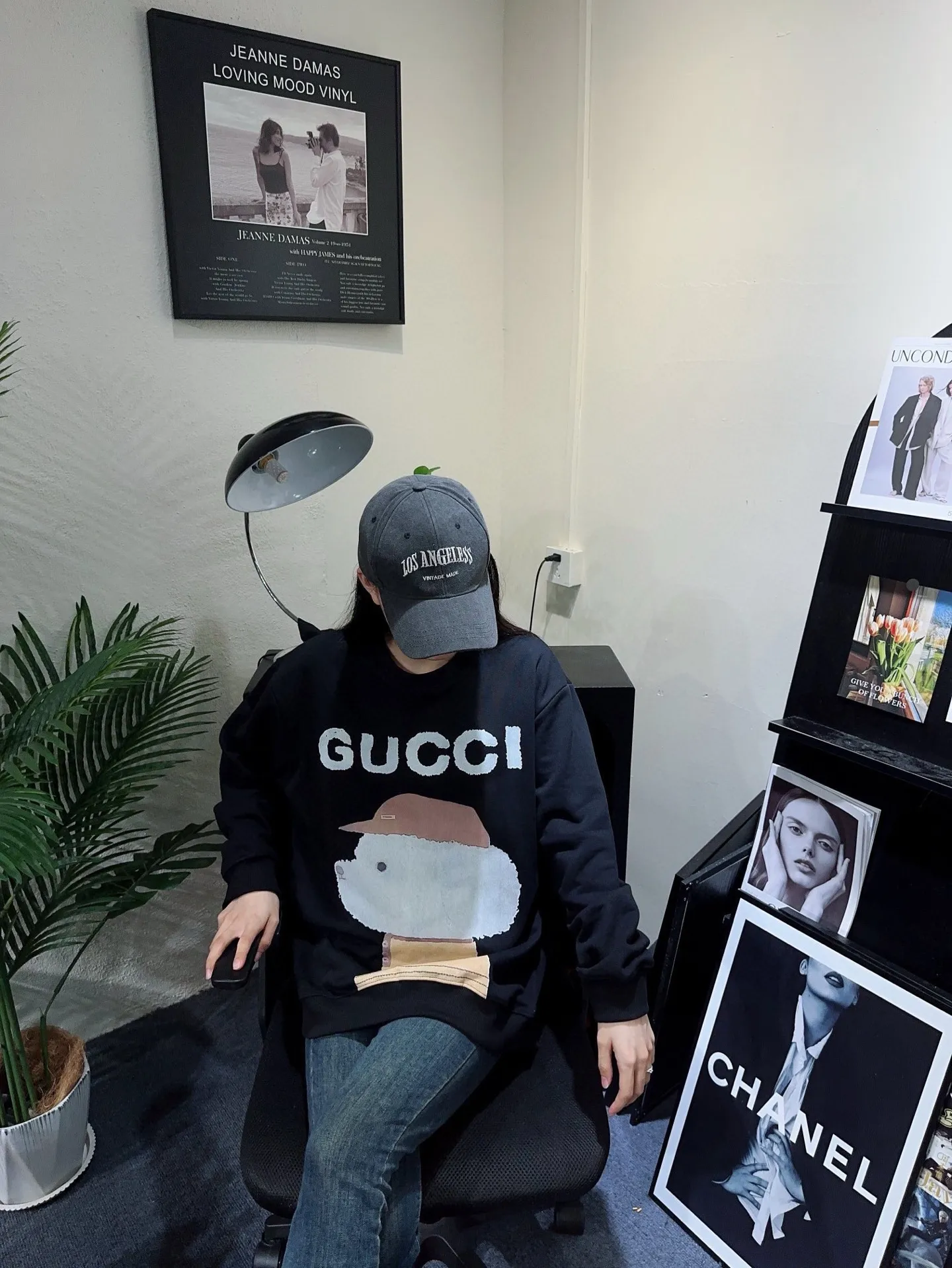 Gucci/Gucci 24Fw Fun Cartoon Series Printed Round Neck Sweatshirt