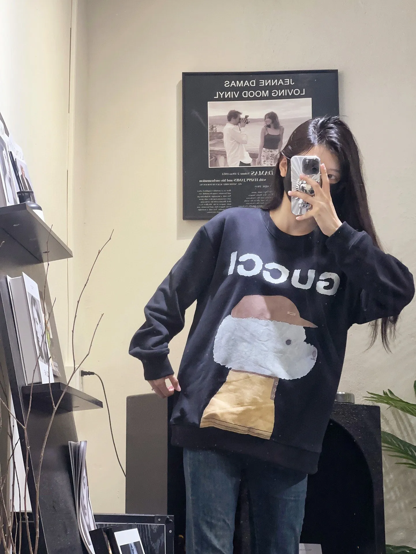 Gucci/Gucci 24Fw Fun Cartoon Series Printed Round Neck Sweatshirt