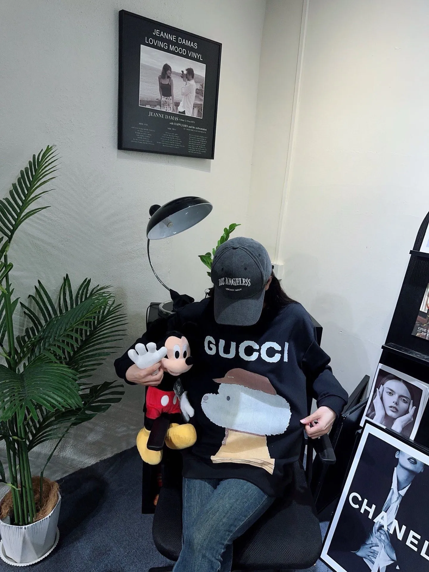 Gucci/Gucci 24Fw Fun Cartoon Series Printed Round Neck Sweatshirt