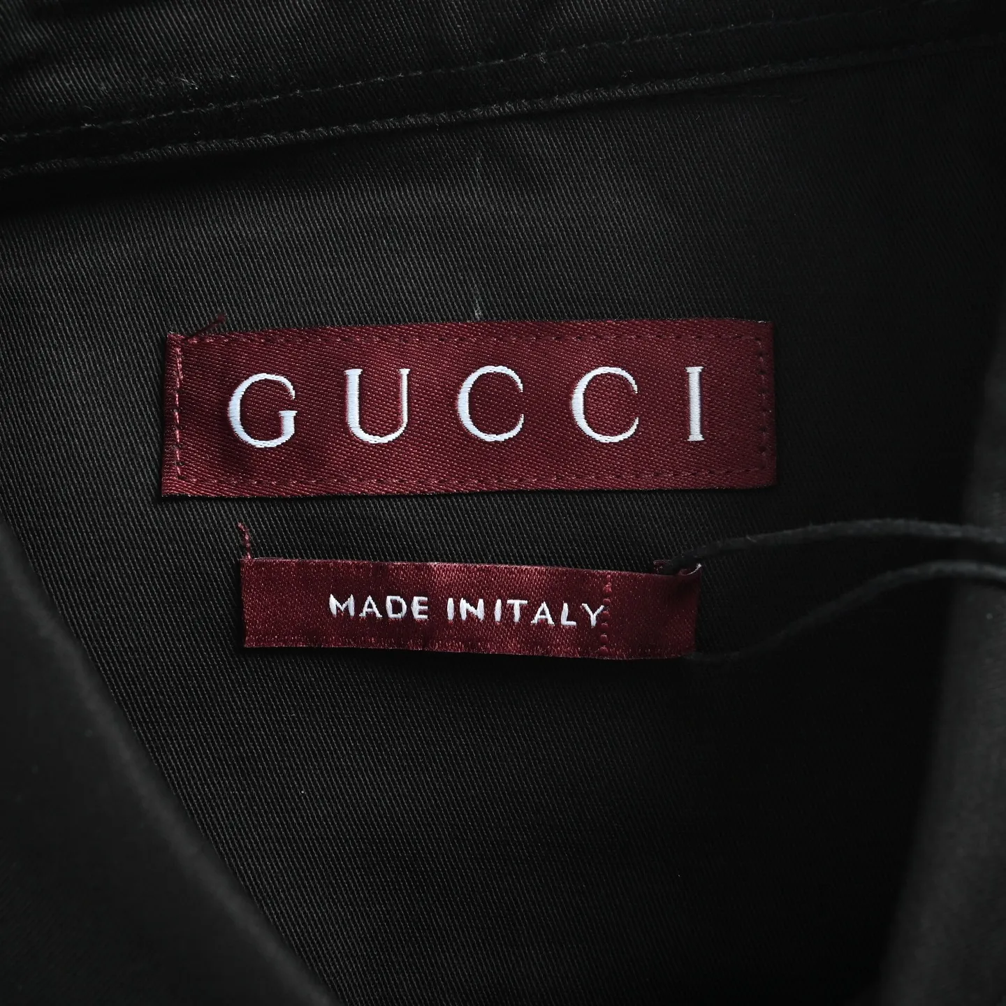 Gucci/Gucci Pocket Distressed Print Logo Jacket
