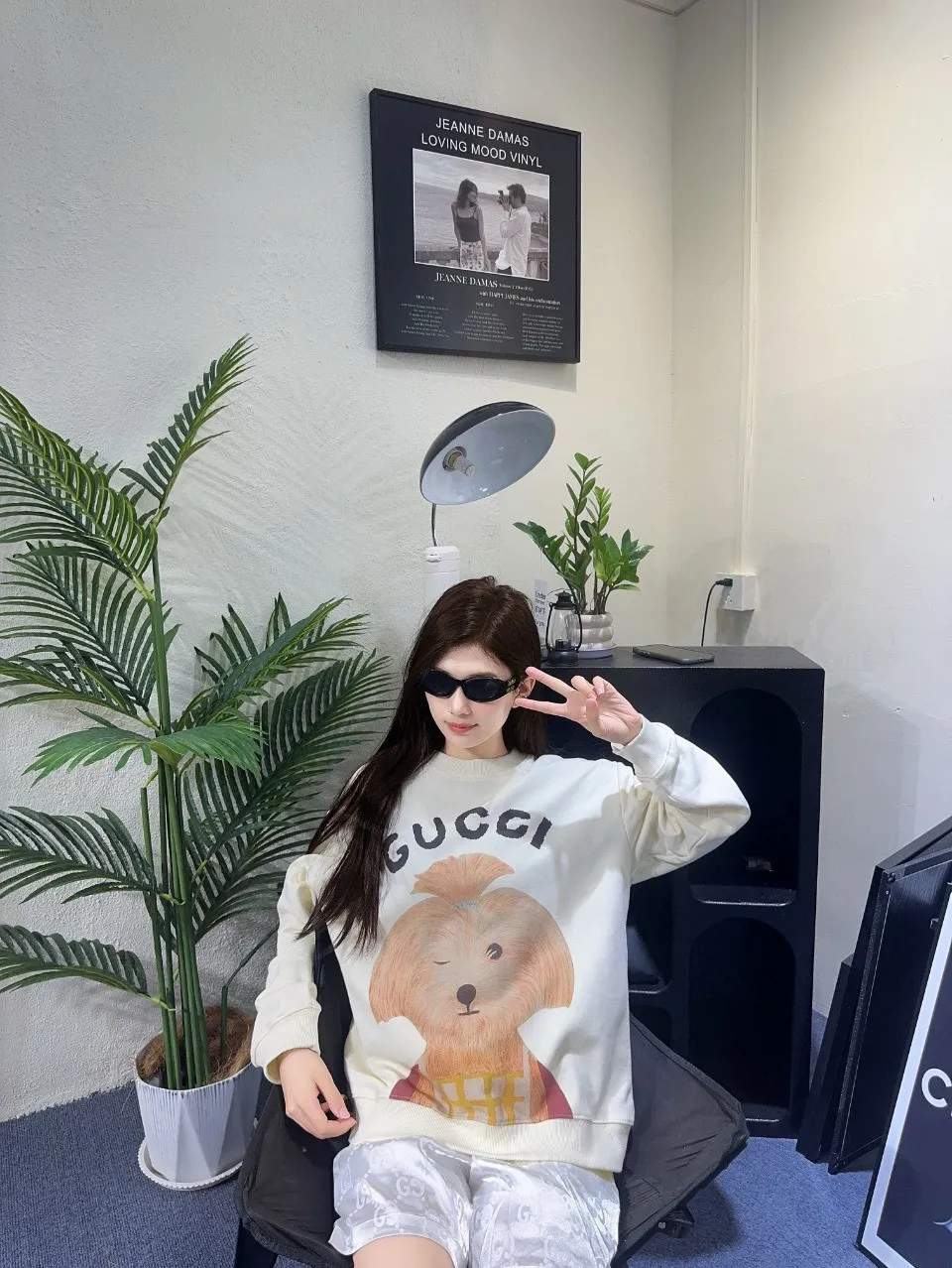 Gucci/Gucci 24Fw Fun Cartoon Series Printed Round Neck Sweatshirt
