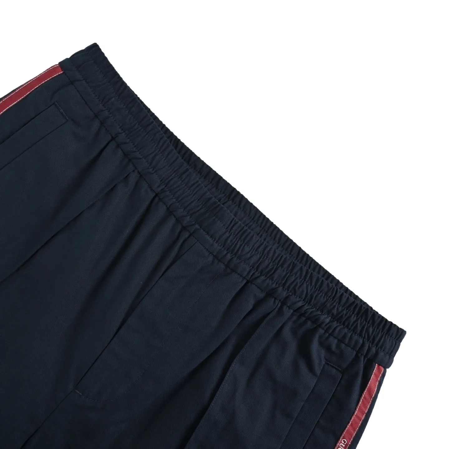 Gucci/Gucci side red stripe web trim sports trousers