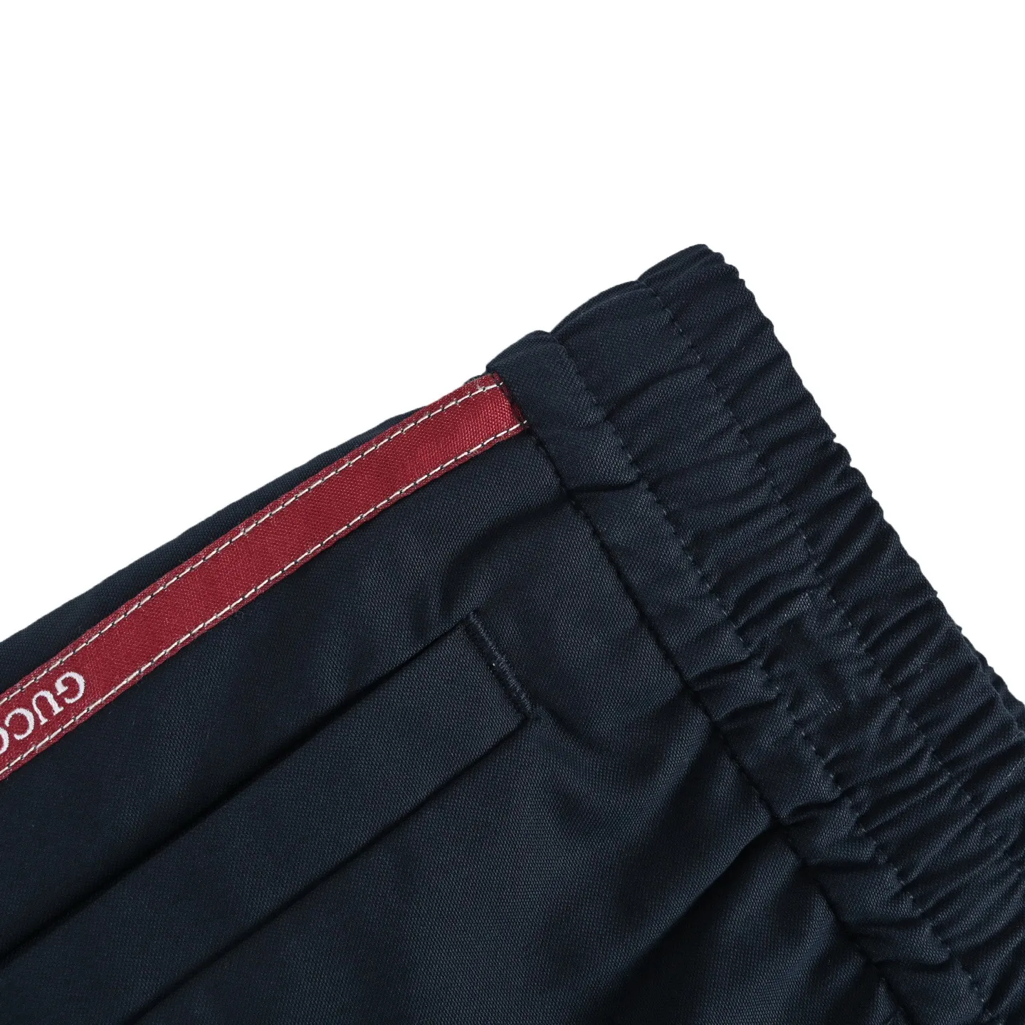Gucci/Gucci side red stripe web trim sports trousers