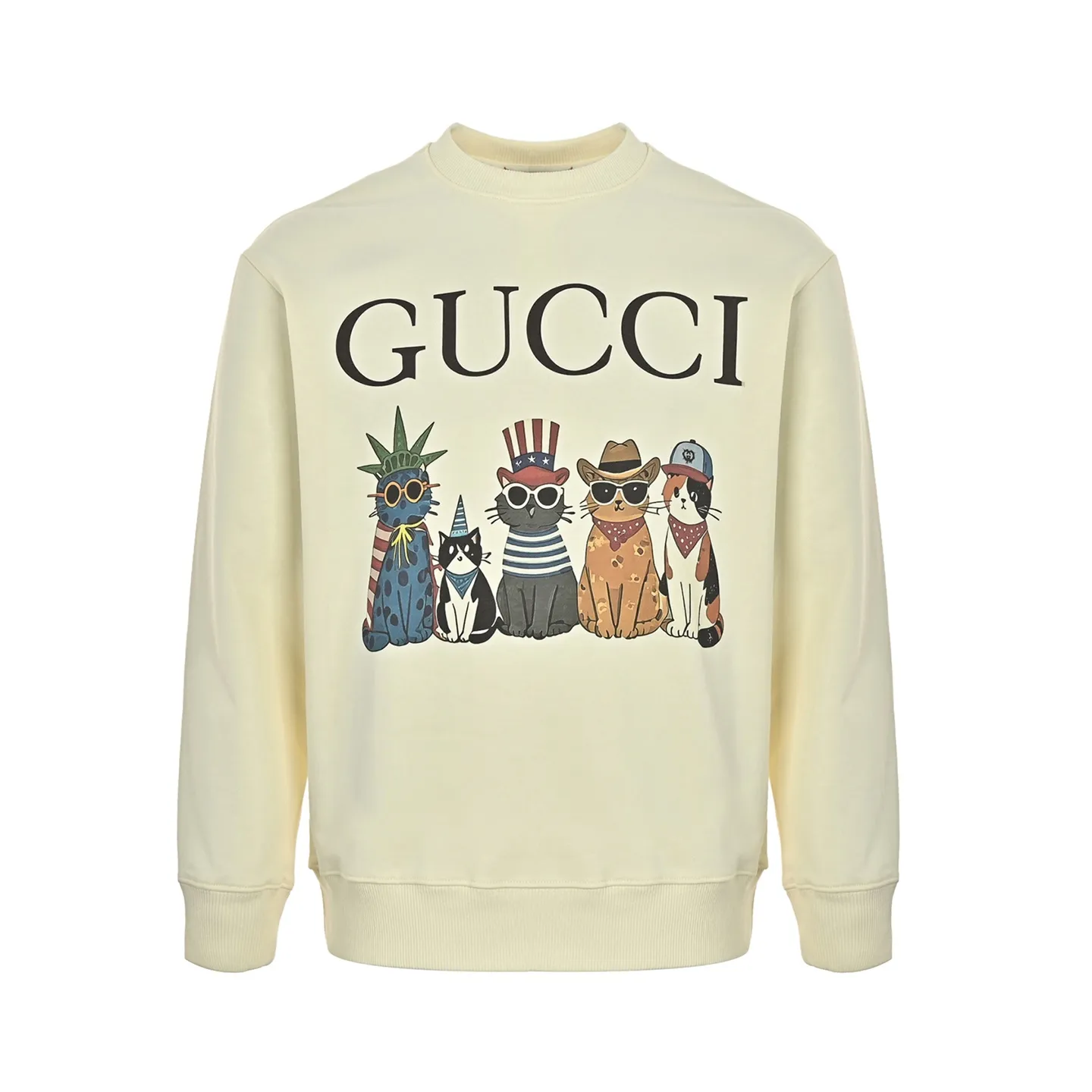 Gucci/Gucci Fun Cartoon Series Printed Round Neck Sweatshirt