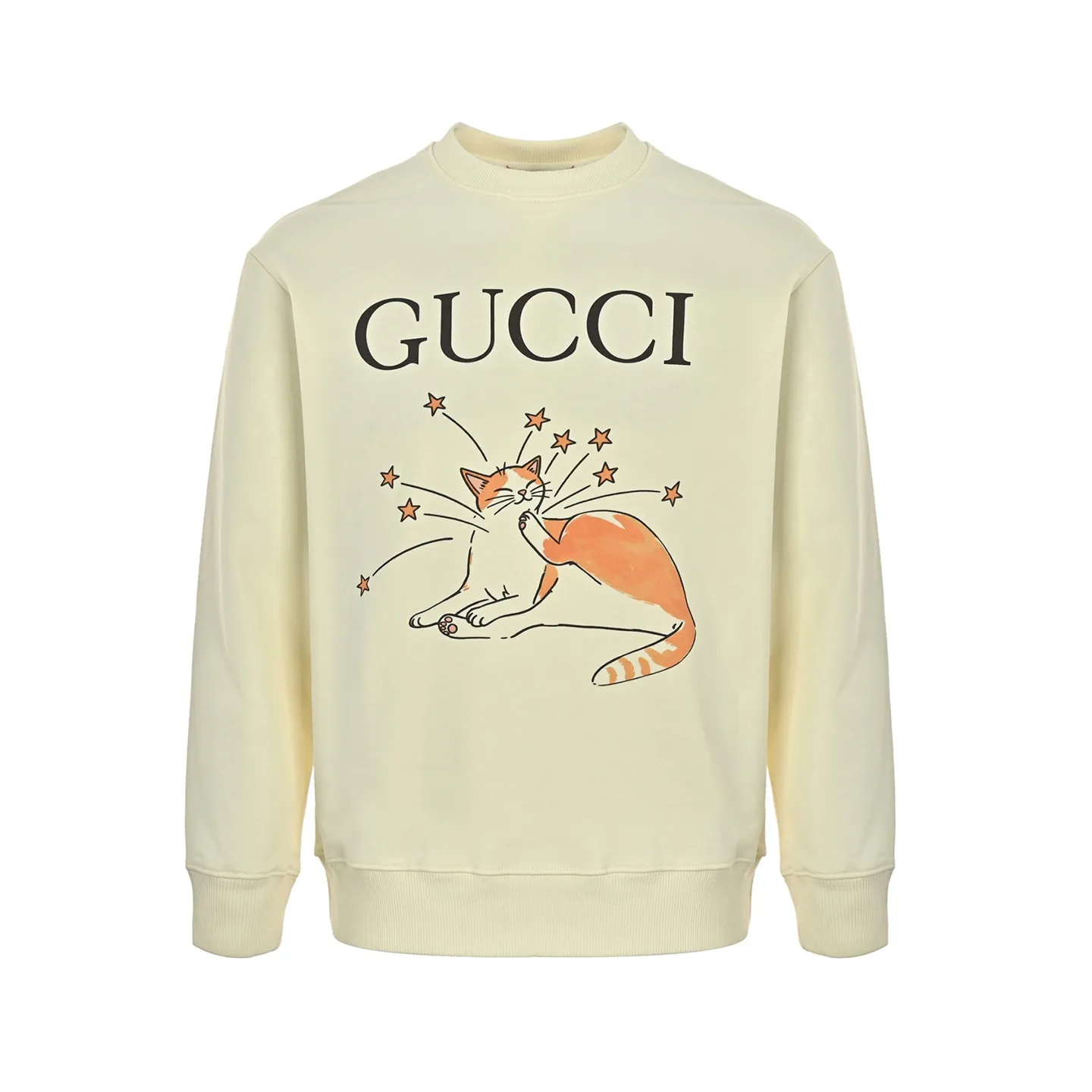 Gucci/Gucci Fun Cartoon Series Printed Round Neck Sweatshirt