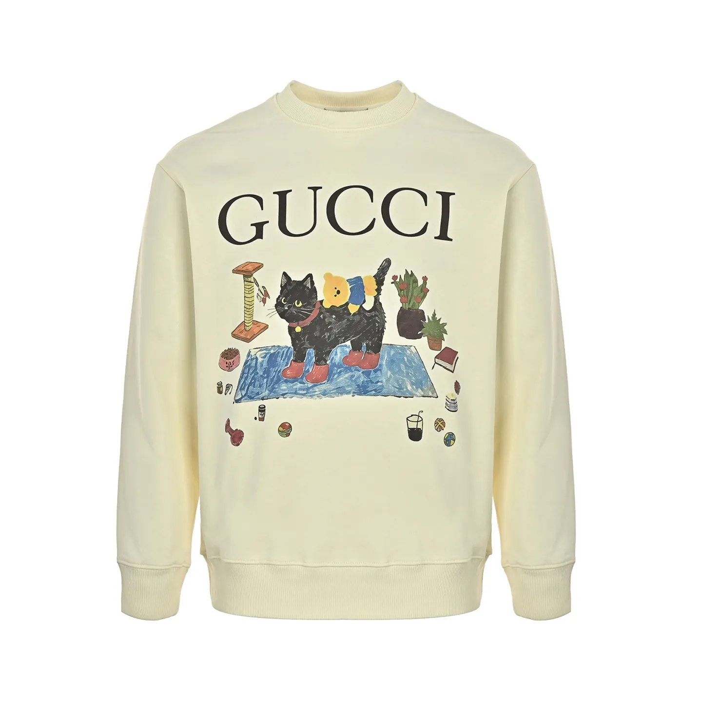 Gucci/Gucci Fun Cartoon Series Printed Round Neck Sweatshirt