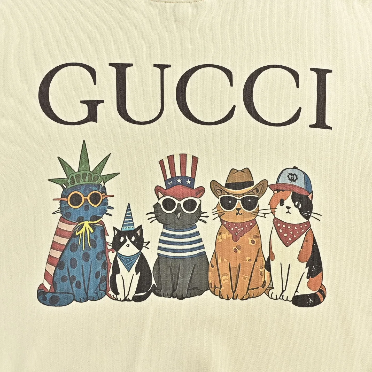 Gucci/Gucci Fun Cartoon Series Printed Round Neck Sweatshirt