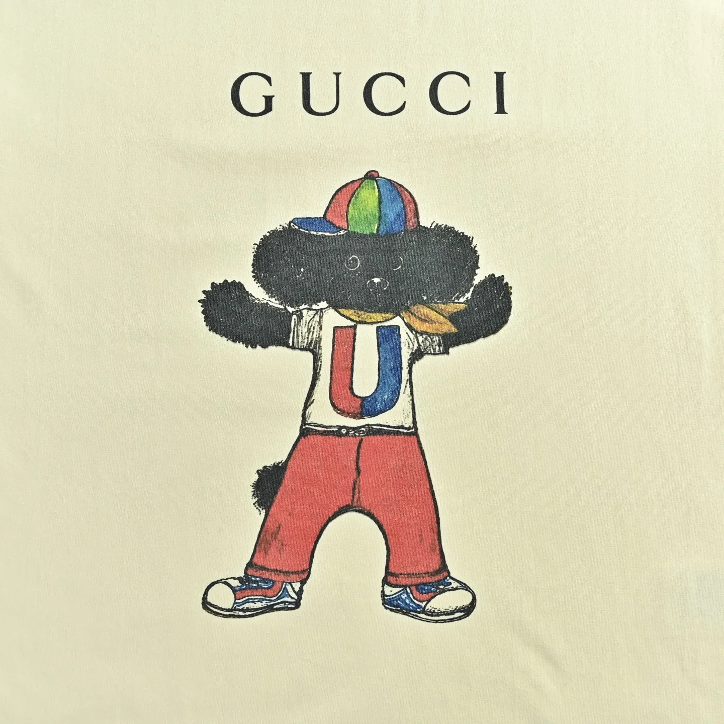 Gucci/Gucci 26ss fun cartoon print short sleeves