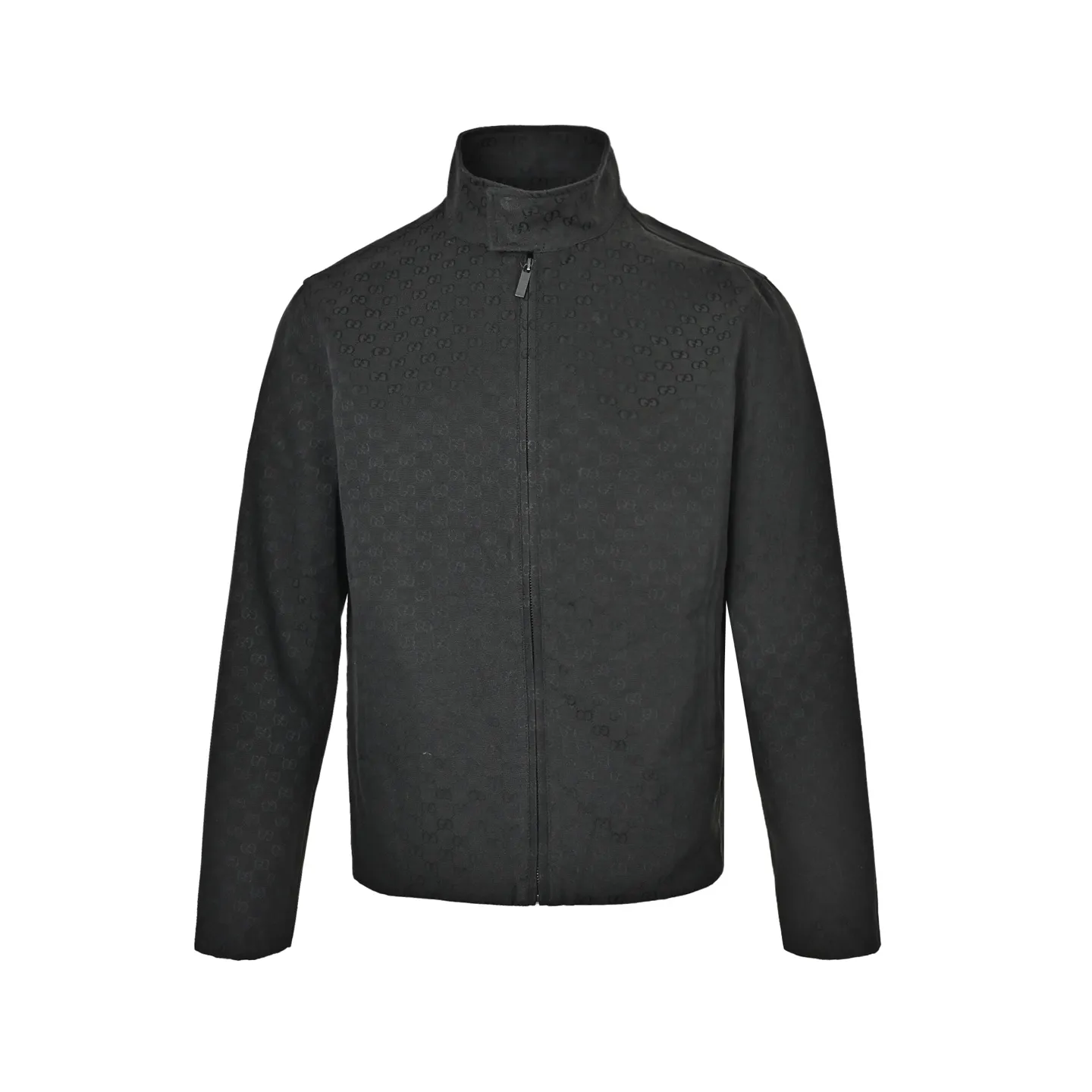 Gucci/Gucci all-over printed hidden zipper jacket