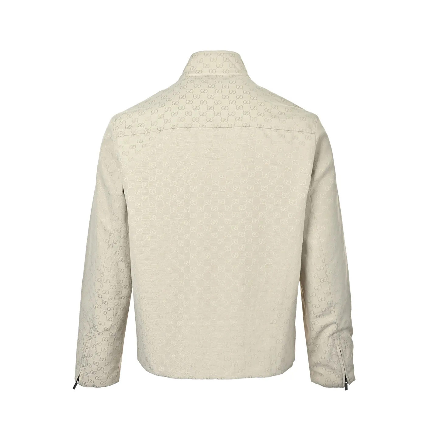 Gucci/Gucci all-over printed hidden zipper jacket