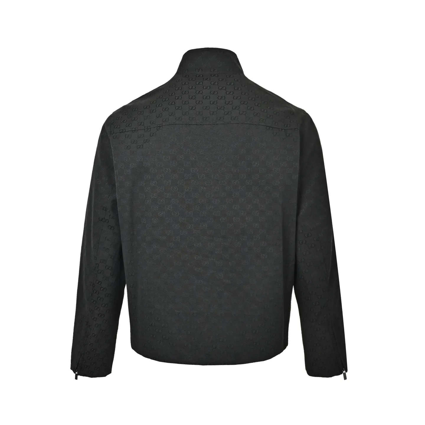 Gucci/Gucci all-over printed hidden zipper jacket