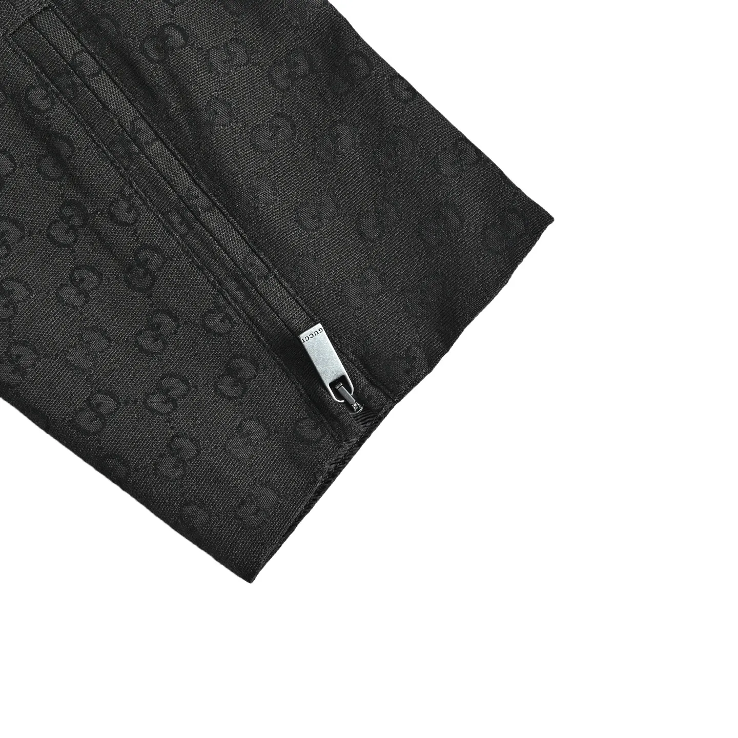 Gucci/Gucci all-over printed hidden zipper jacket