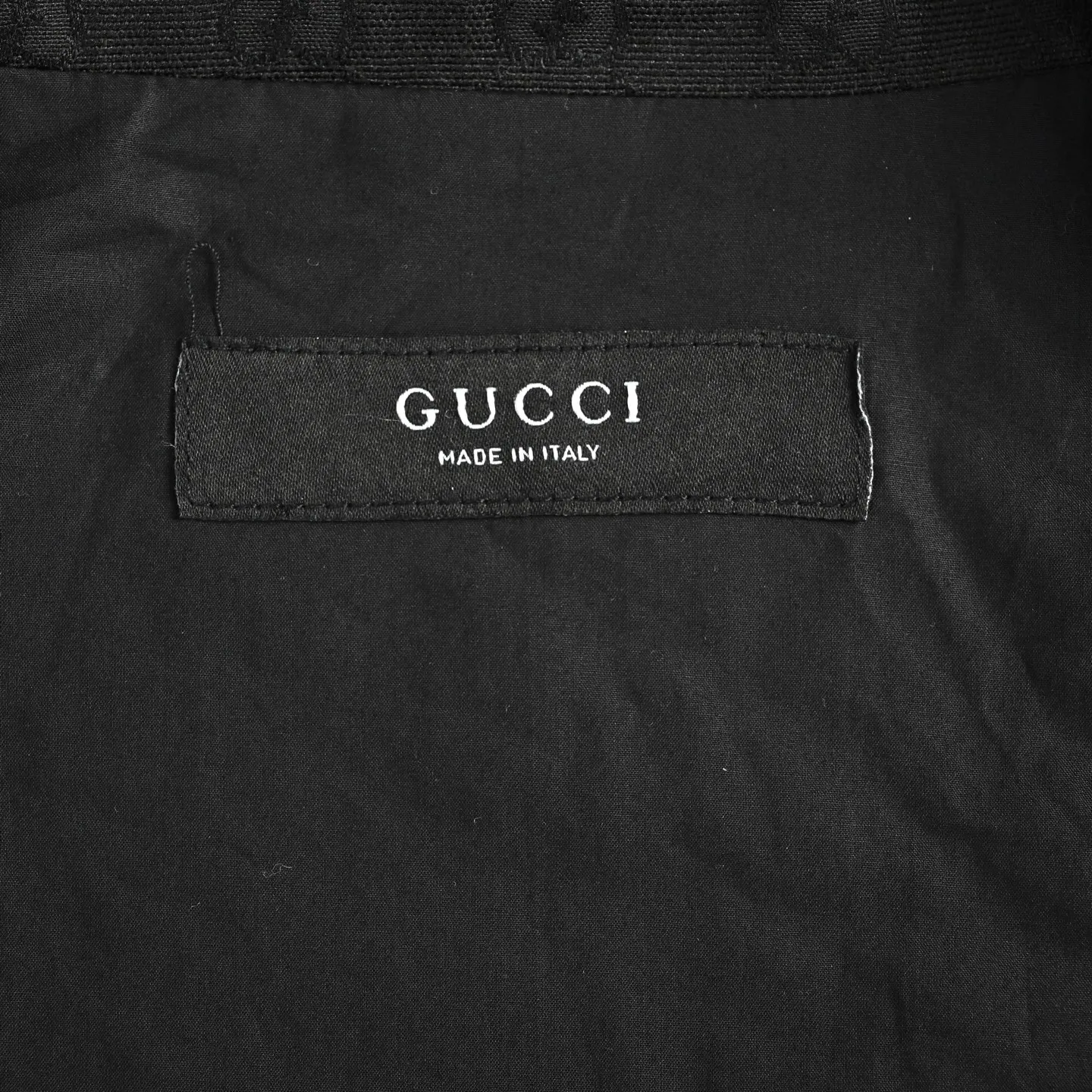 Gucci/Gucci all-over printed hidden zipper jacket