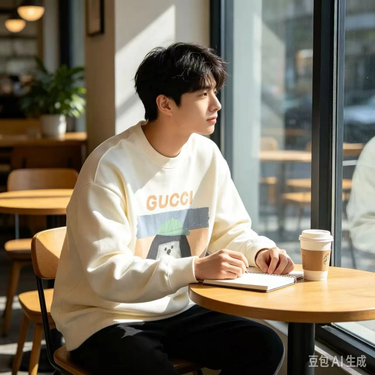 Gucci/Gucci Fun Cartoon Series Round Neck Sweatshirt
