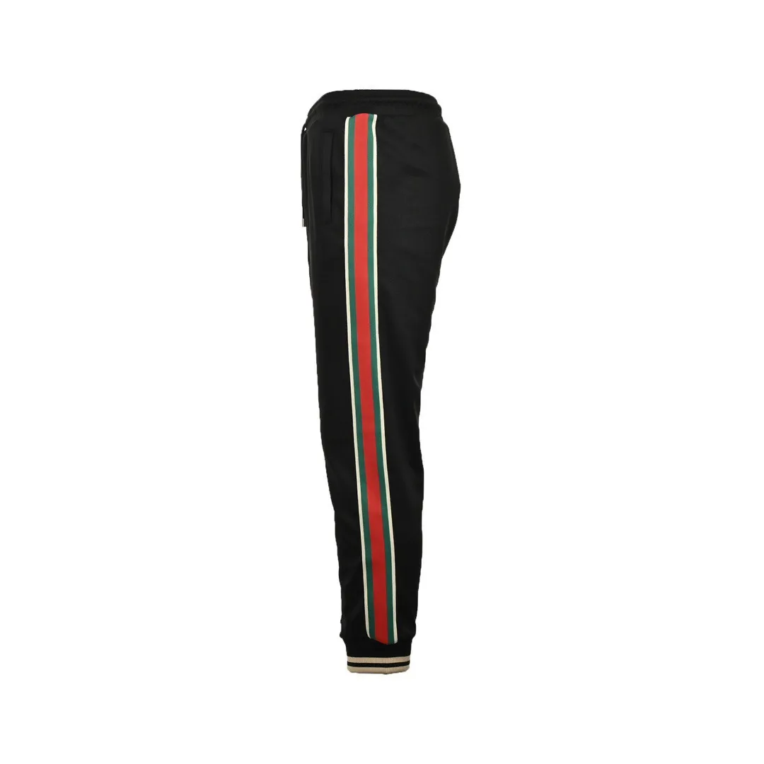Gucci/Gucci Classic red and green webbing suit trousers