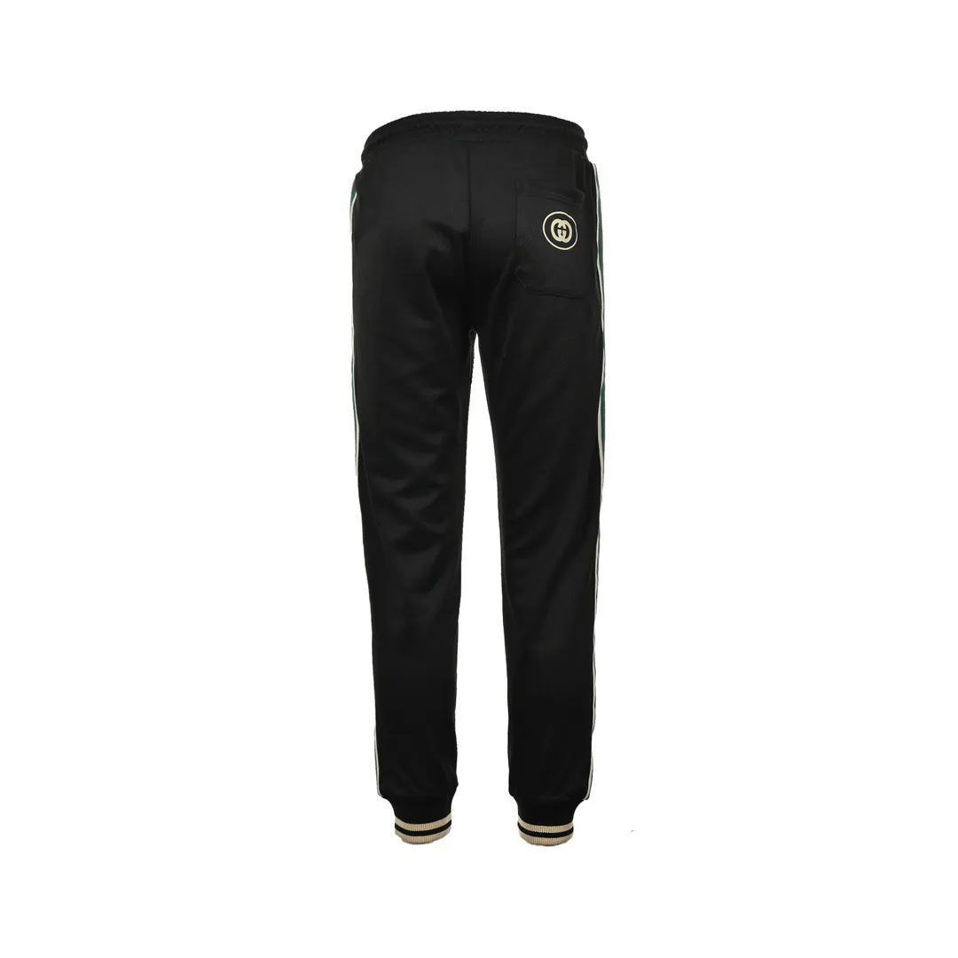 Gucci/Gucci Classic red and green webbing suit trousers