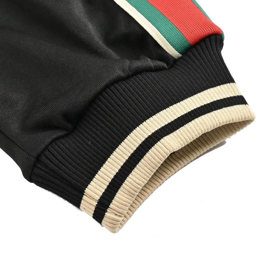 Gucci/Gucci Classic red and green webbing suit trousers