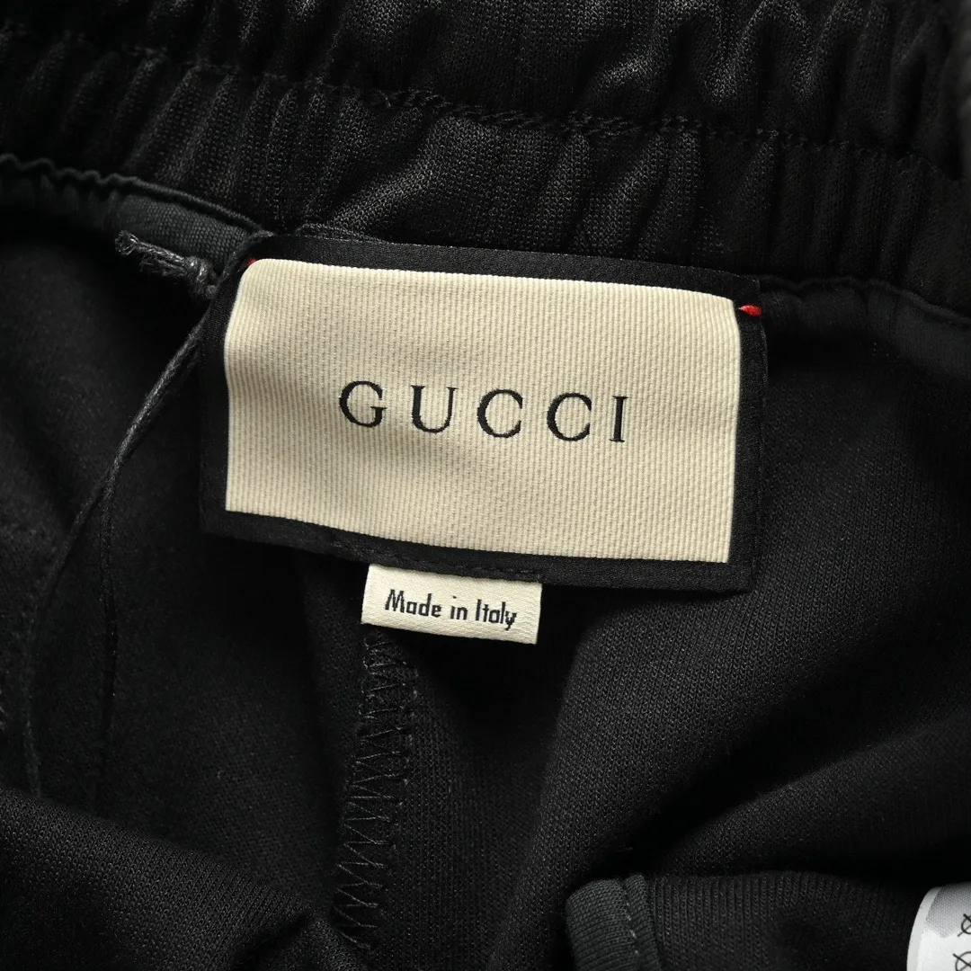 Gucci/Gucci Classic red and green webbing suit trousers