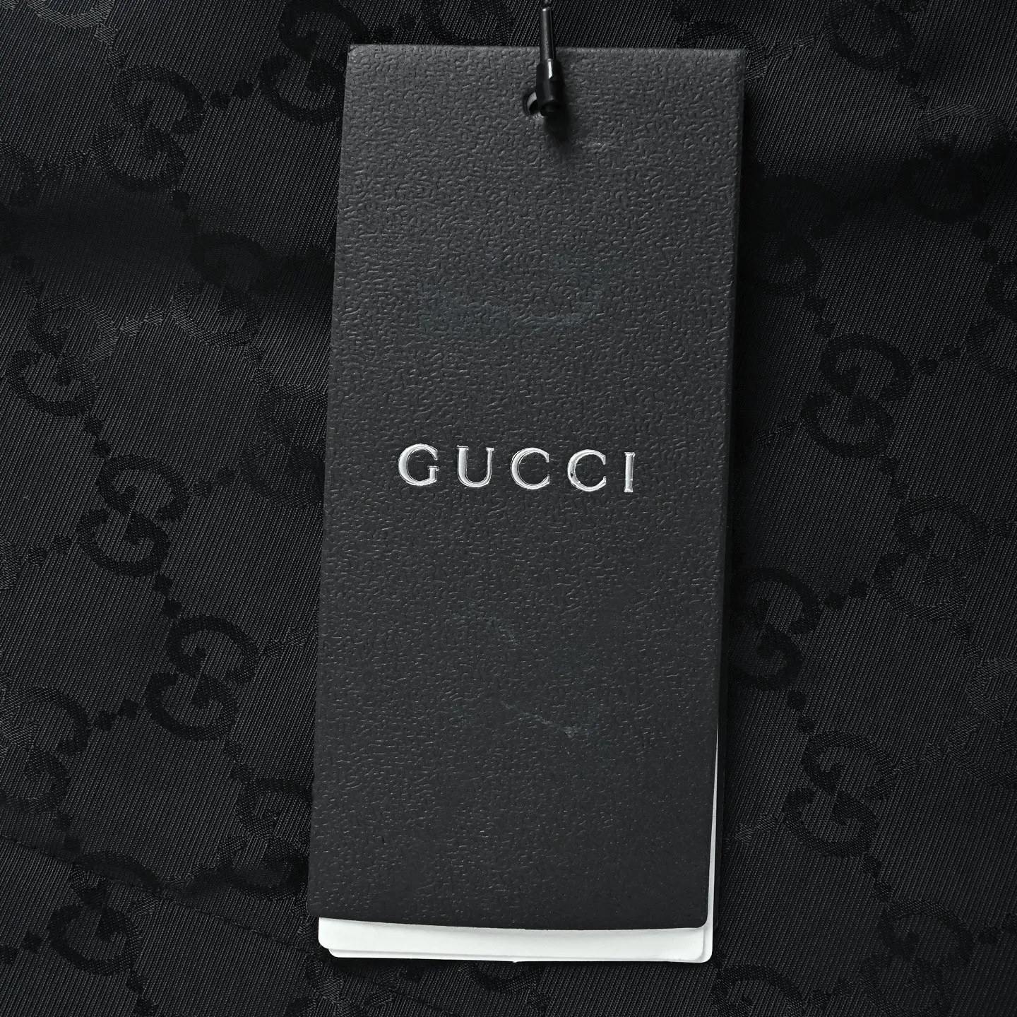 Gucci/Gucci jacquard GG lightweight mulberry silk faille jacket