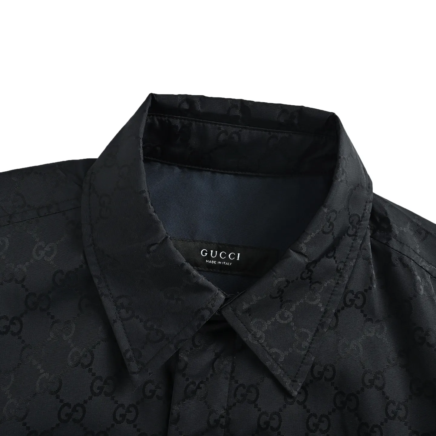 Gucci/Gucci jacquard GG lightweight mulberry silk faille jacket
