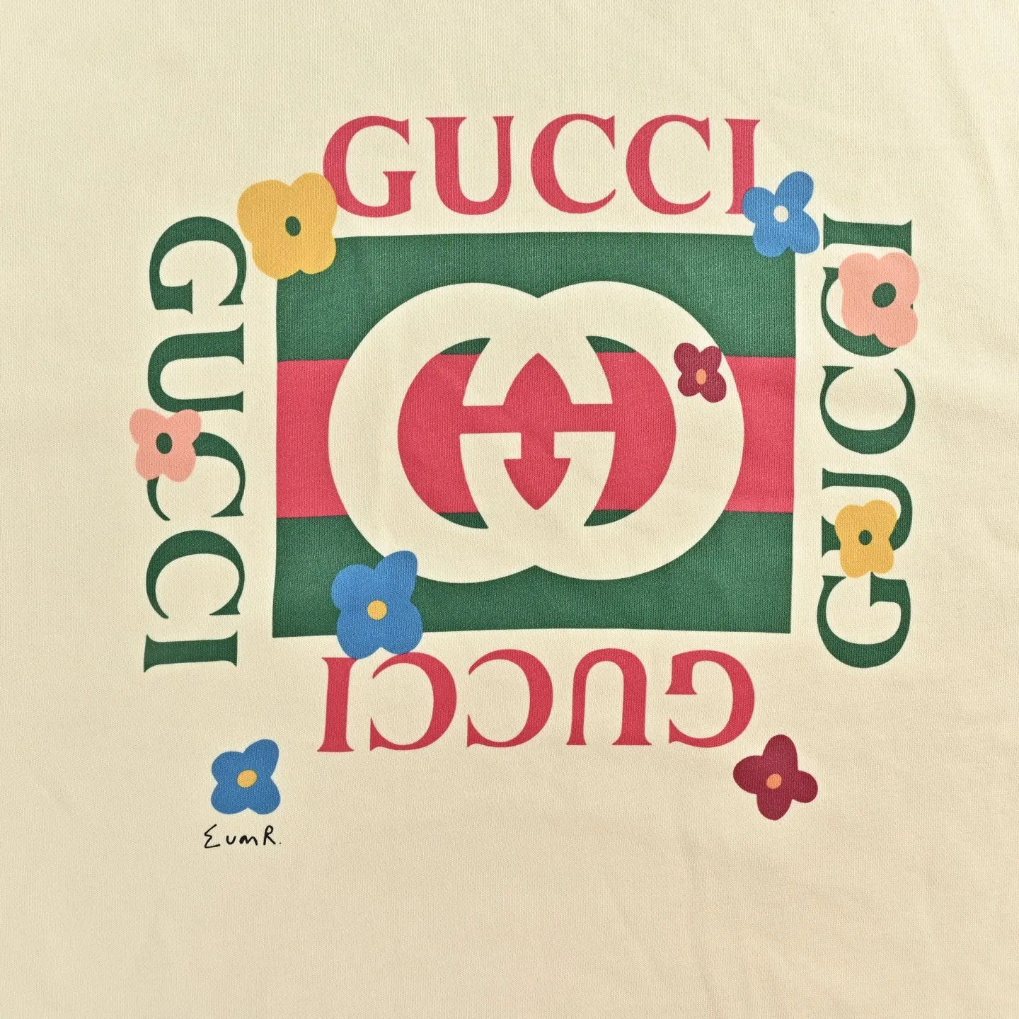 Gucci/Gucci 26ss fun cartoon print crew neck sweatshirt