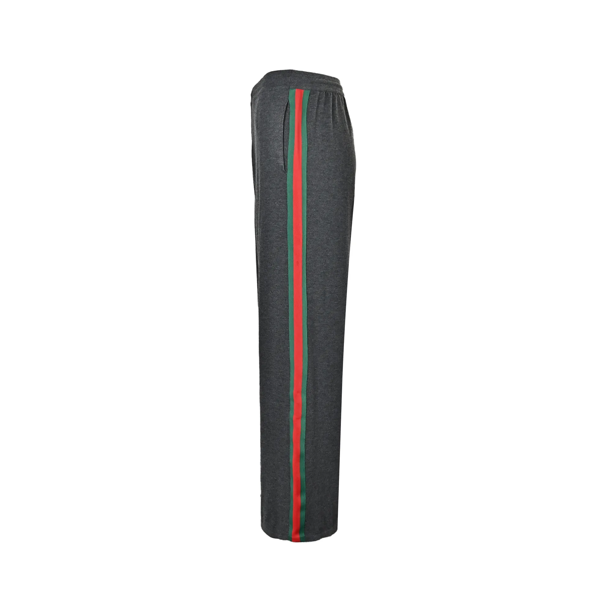 Gucci/Gucci red and green webbing wool suit trousers
