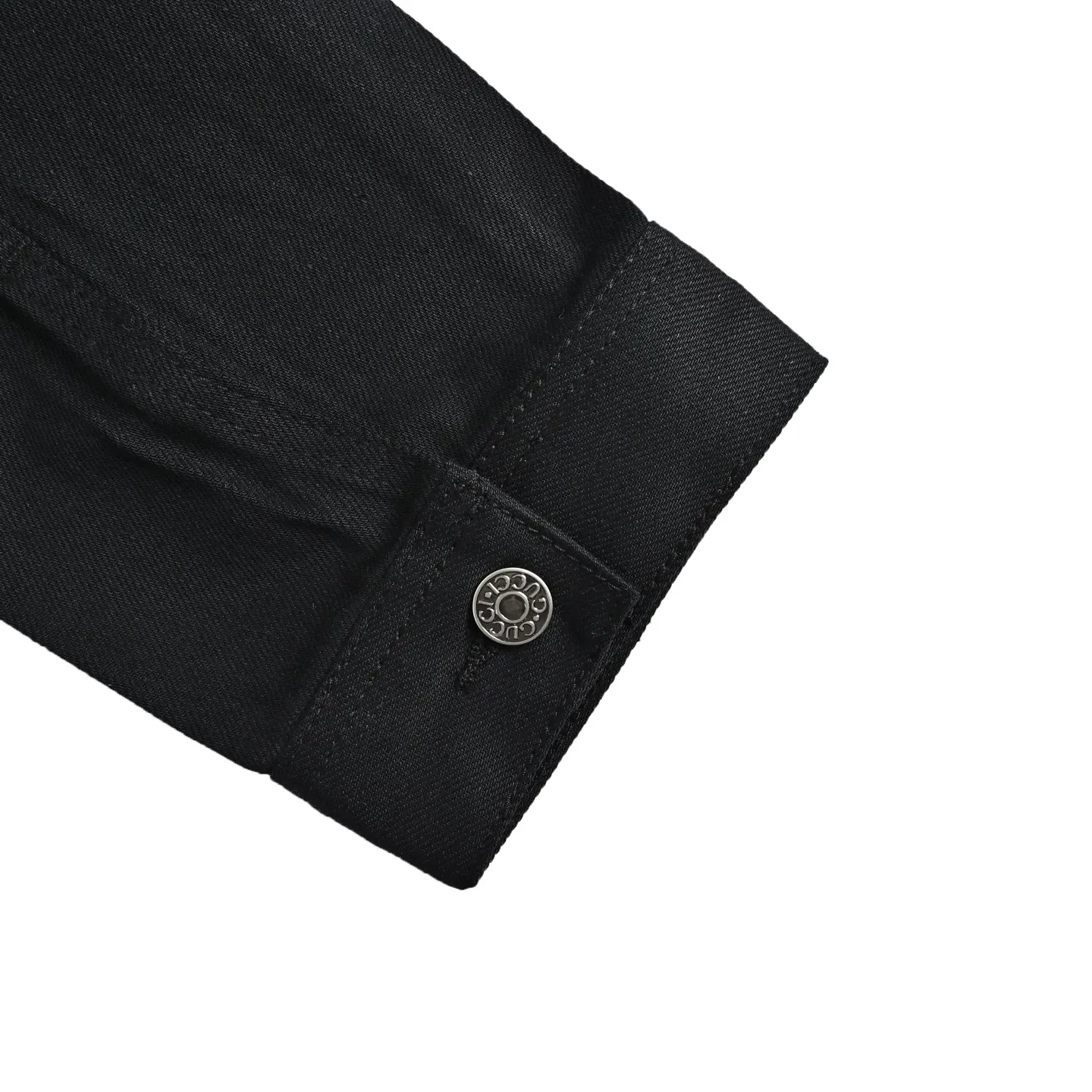 Gucci/Gucci hem lock horseshoe buckle stand collar motorcycle jacket jacket
