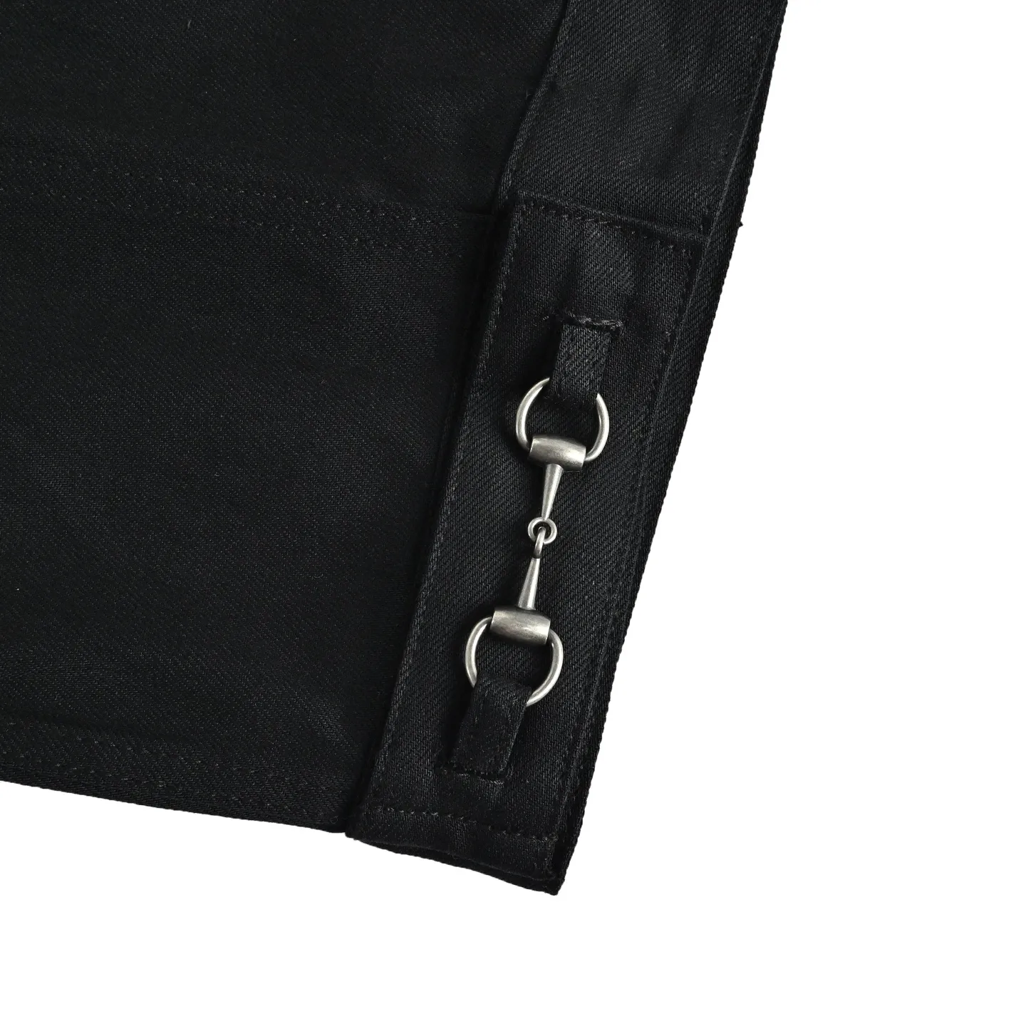 Gucci/Gucci hem lock horseshoe buckle stand collar motorcycle jacket jacket