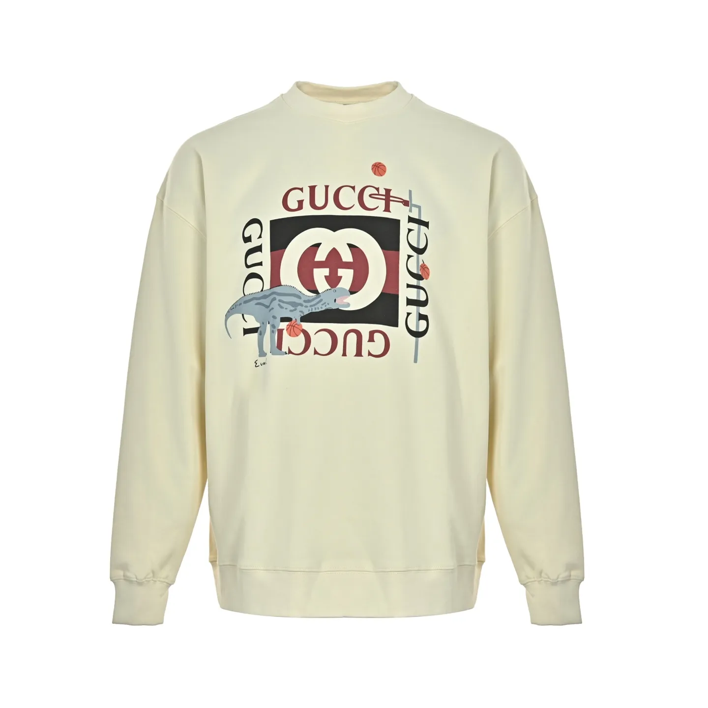 Gucci/Gucci 26ss fun cartoon print crew neck sweatshirt