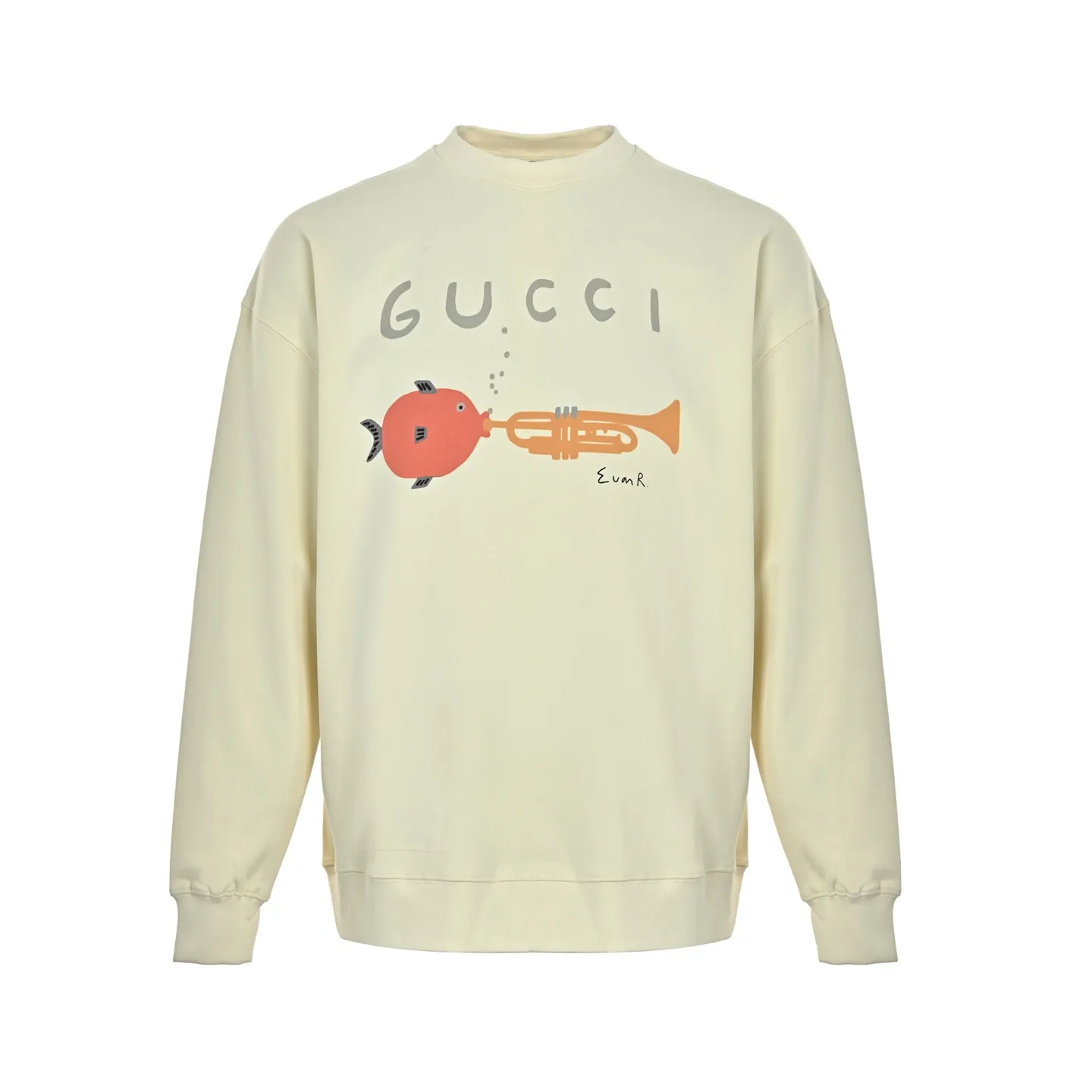 Gucci/Gucci 26ss fun cartoon print crew neck sweatshirt