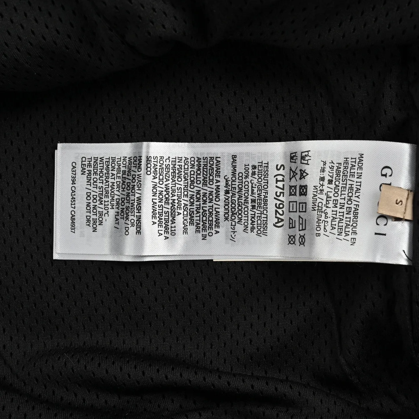 Gucci/Gucci 24Fw hollow double G embroidered half-zip school uniform suit jacket