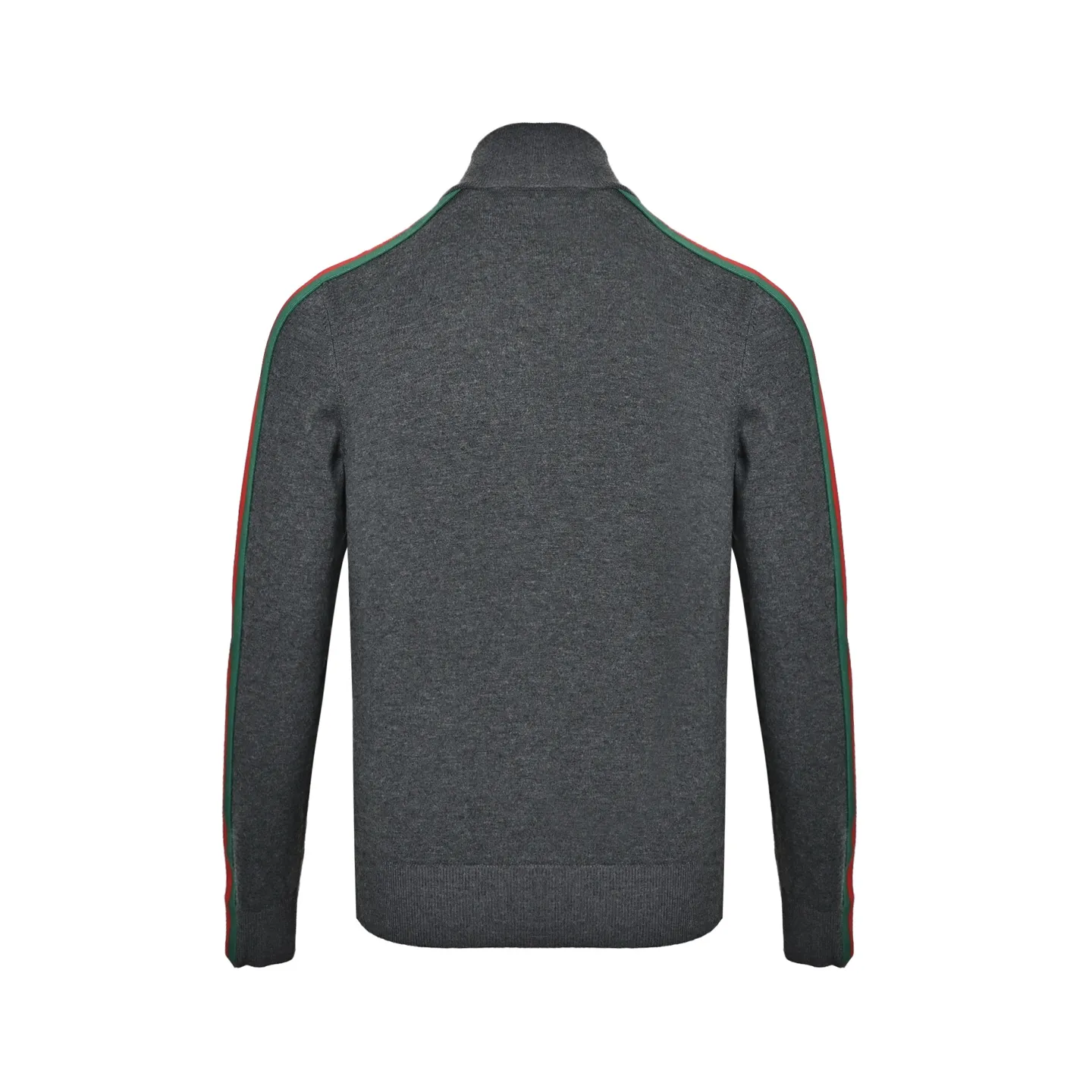 Gucci/Gucci red and green webbing wool suit stand collar jacket