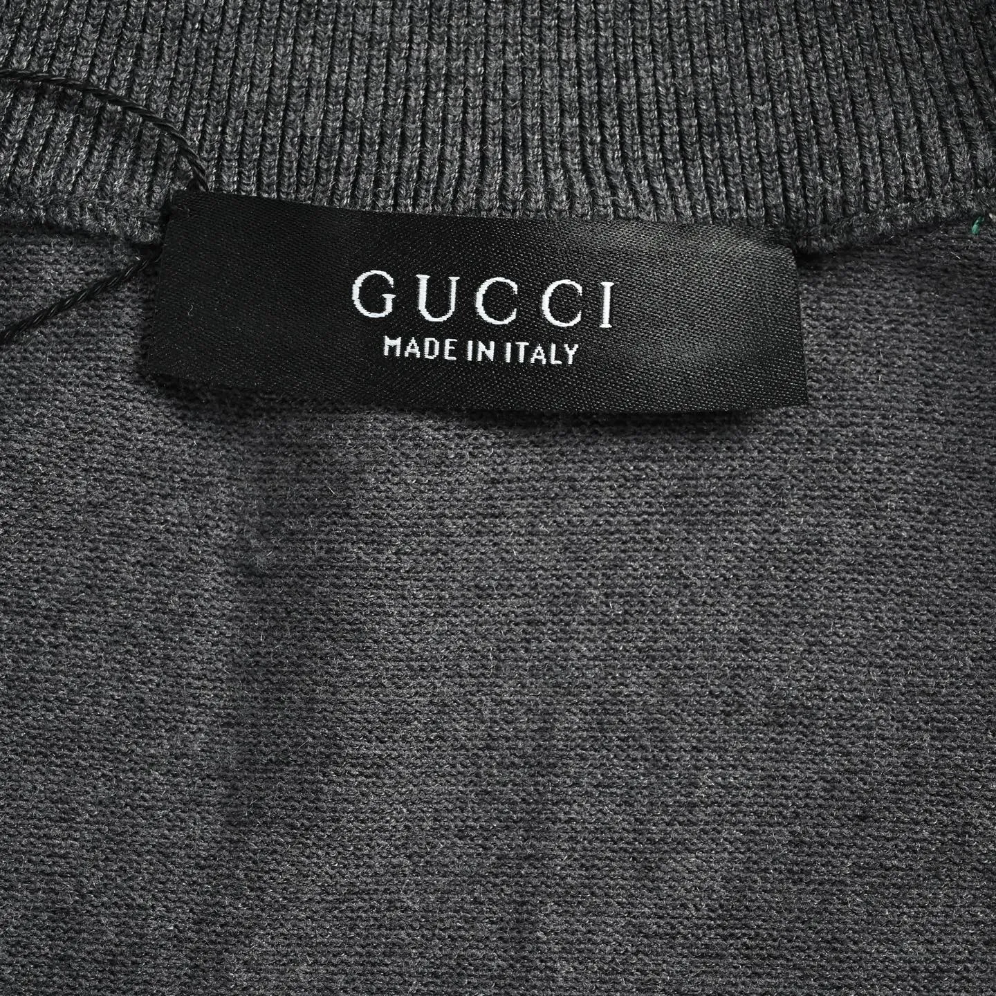 Gucci/Gucci red and green webbing wool suit stand collar jacket