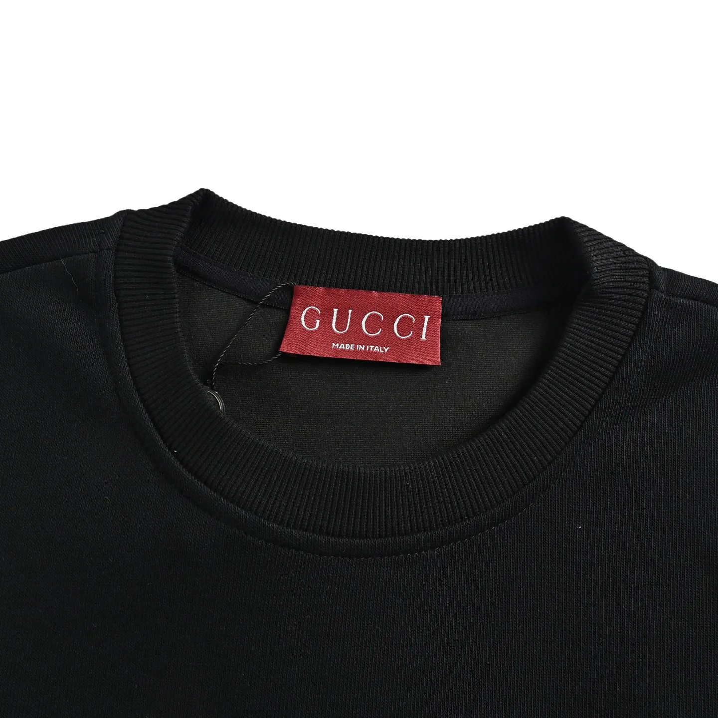 Gucci/Gucci pocket old flower patch round neck sweatshirt