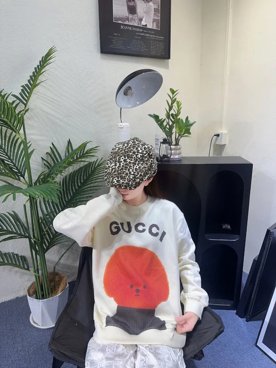Gucci/Gucci 24Fw Fun Cartoon Series Printed Round Neck Sweatshirt