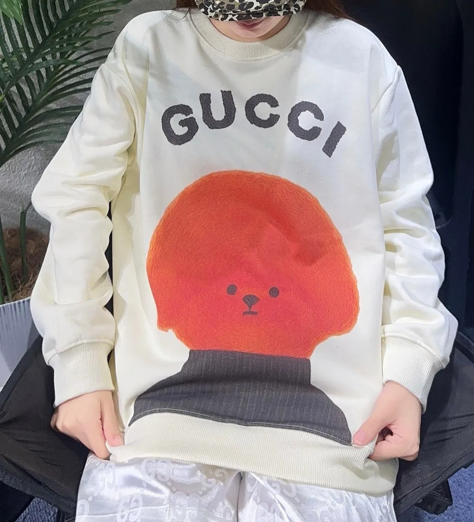 Gucci/Gucci 24Fw Fun Cartoon Series Printed Round Neck Sweatshirt