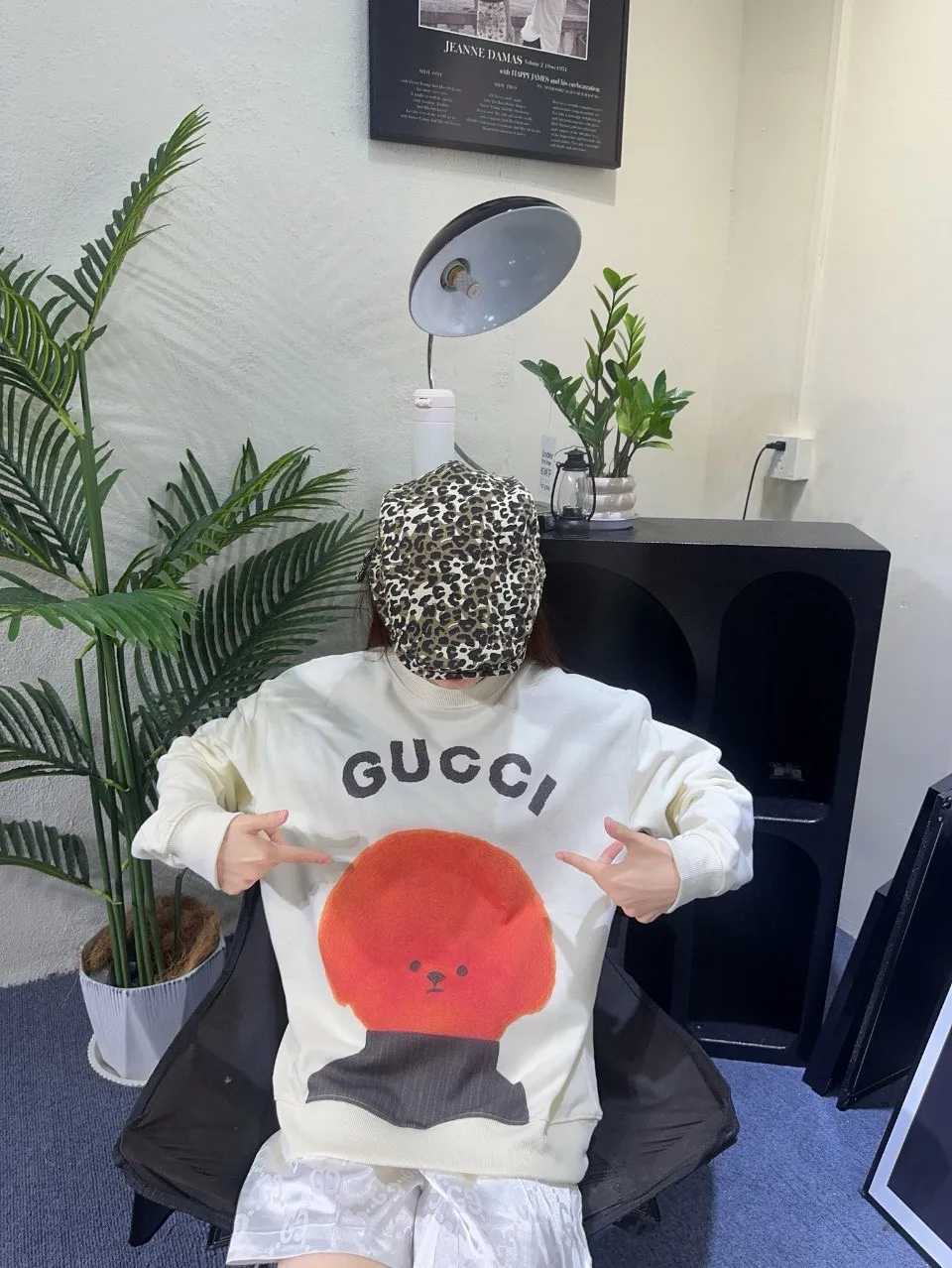 Gucci/Gucci 24Fw Fun Cartoon Series Printed Round Neck Sweatshirt