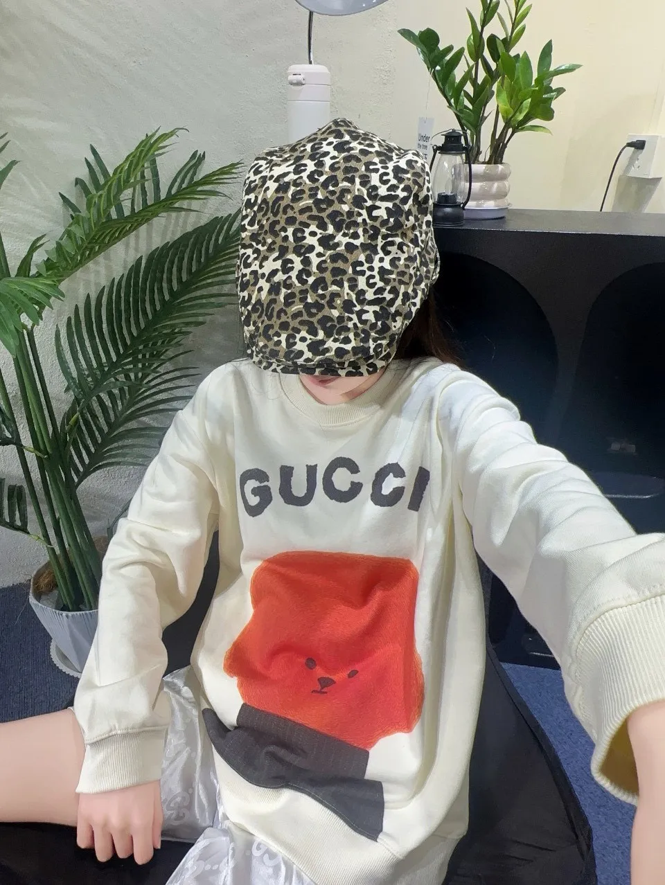 Gucci/Gucci 24Fw Fun Cartoon Series Printed Round Neck Sweatshirt