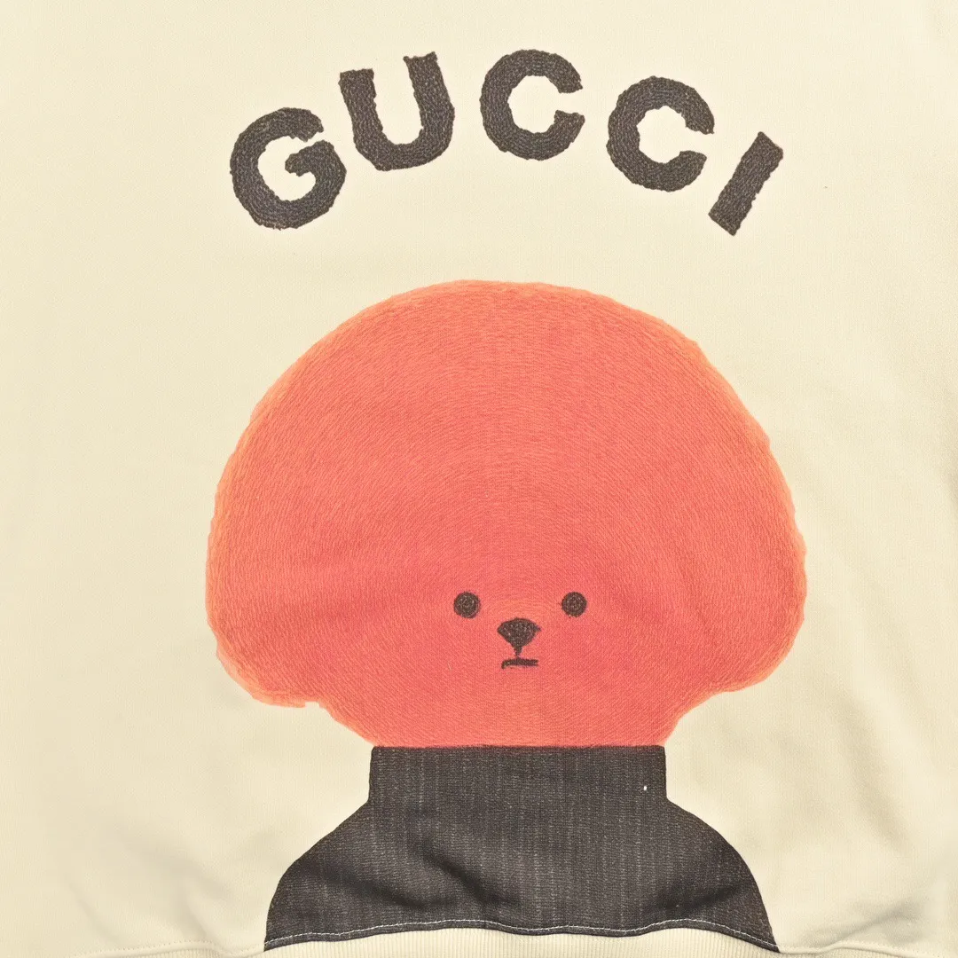 Gucci/Gucci 24Fw Fun Cartoon Series Printed Round Neck Sweatshirt