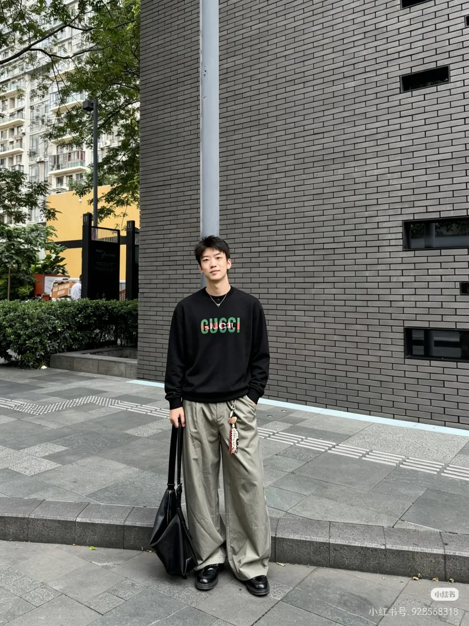 Gucci/Gucci Retro letter crew neck sweatshirt