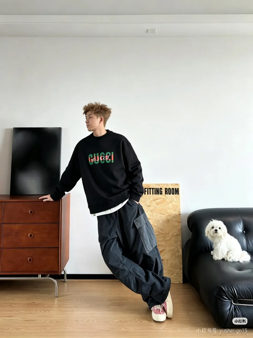 Gucci/Gucci Retro letter crew neck sweatshirt