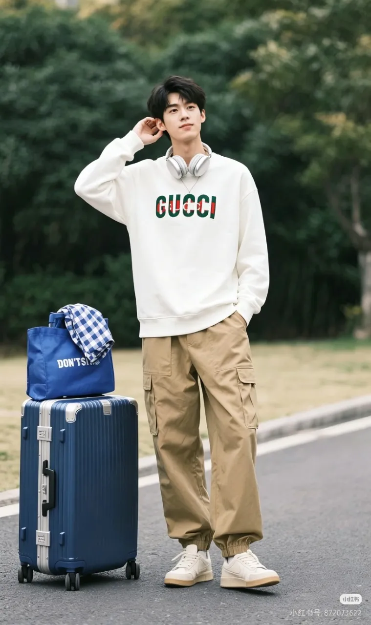 Gucci/Gucci Retro letter crew neck sweatshirt