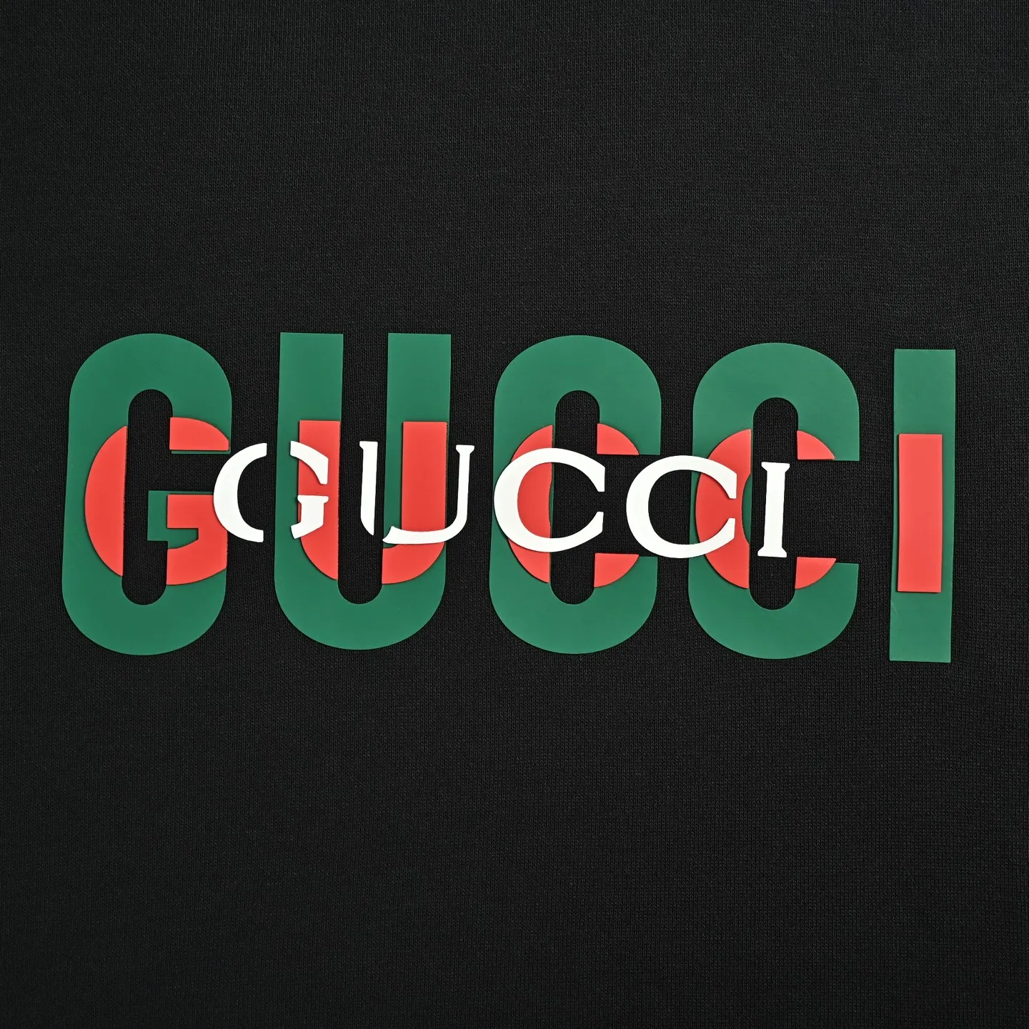 Gucci/Gucci Retro letter crew neck sweatshirt