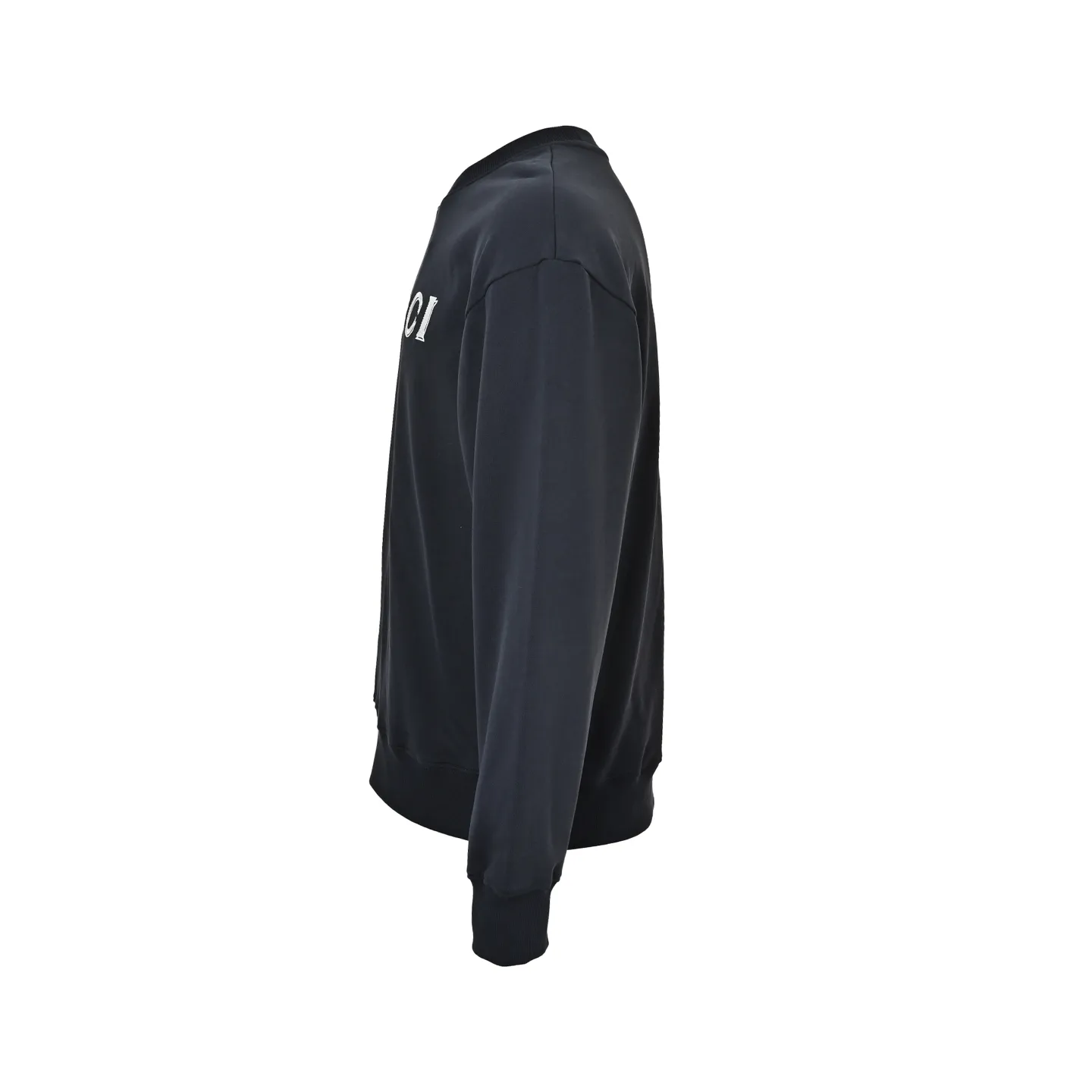 Gucci/Gucci 26ss ghost letter logo embroidered round neck sweatshirt