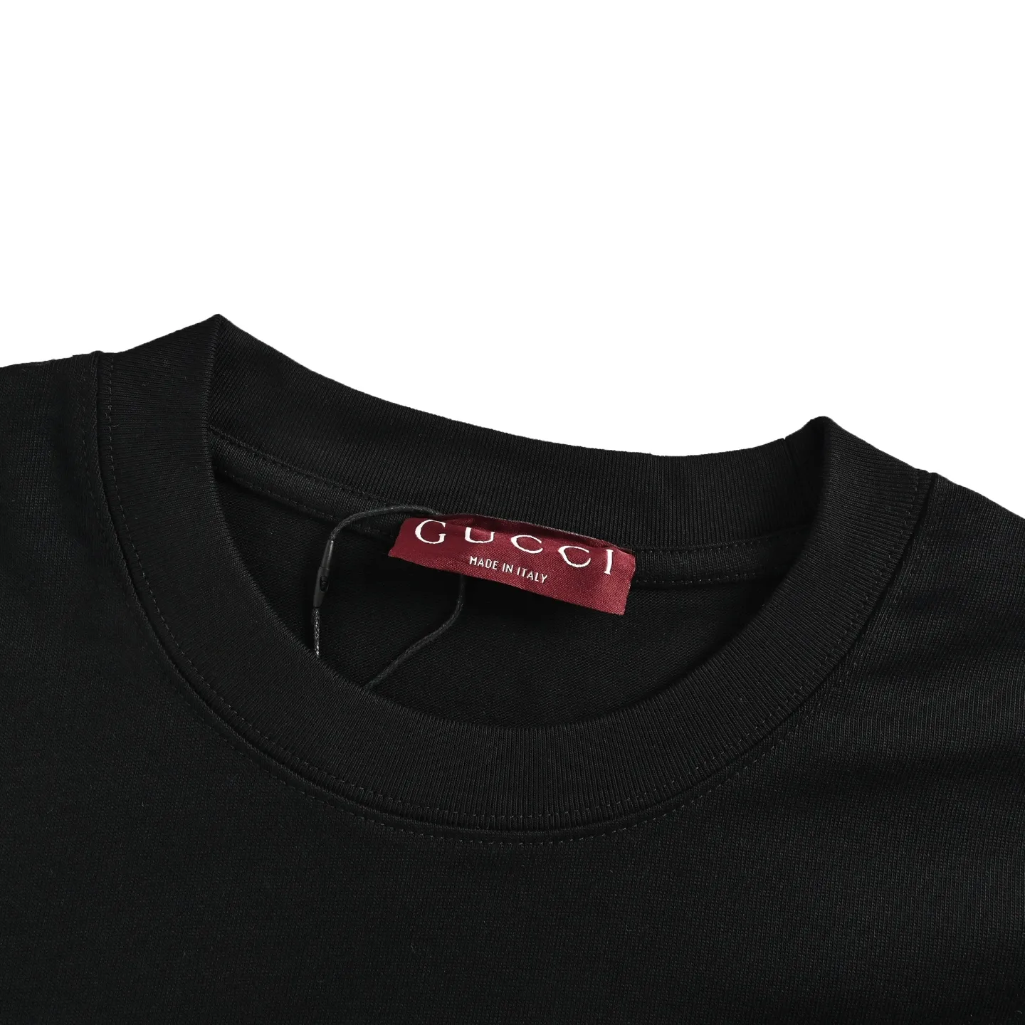 Gucci/Gucci Double G interlocking patch embroidered long-sleeved T-shirt