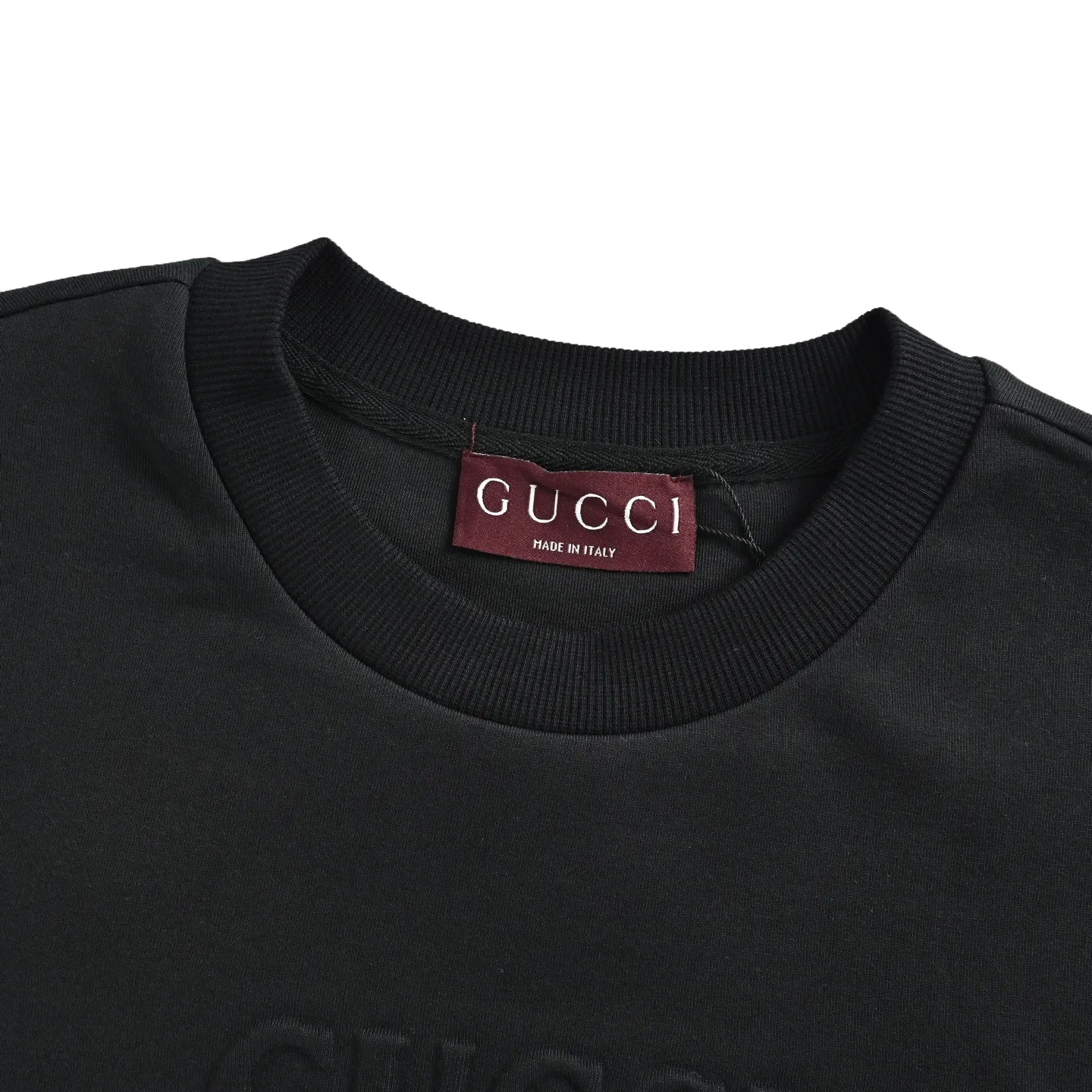 Gucci/Gucci 26Fw double G interlocking letter logo embossed round neck sweatshirt
