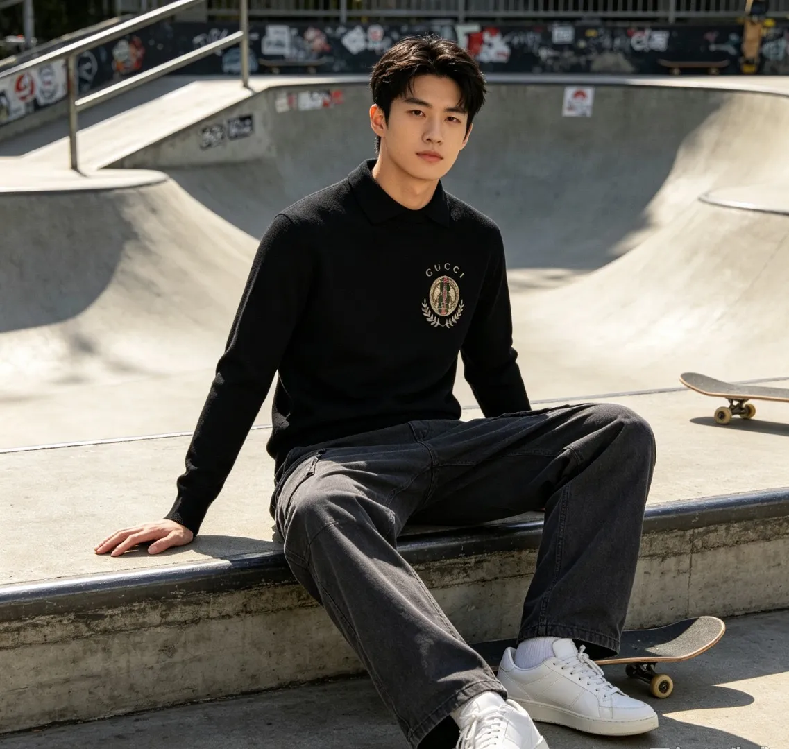 Gucci/Gucci Wheat knight print sweater